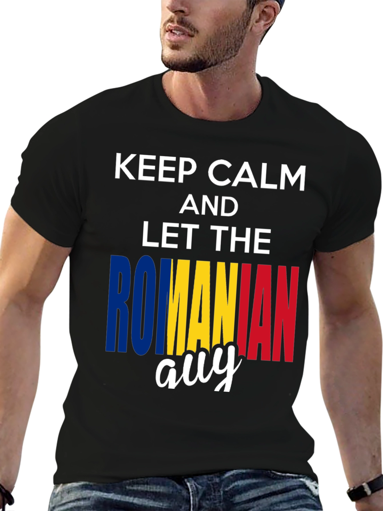 Keep Calm Romanian Guy T-Shirt