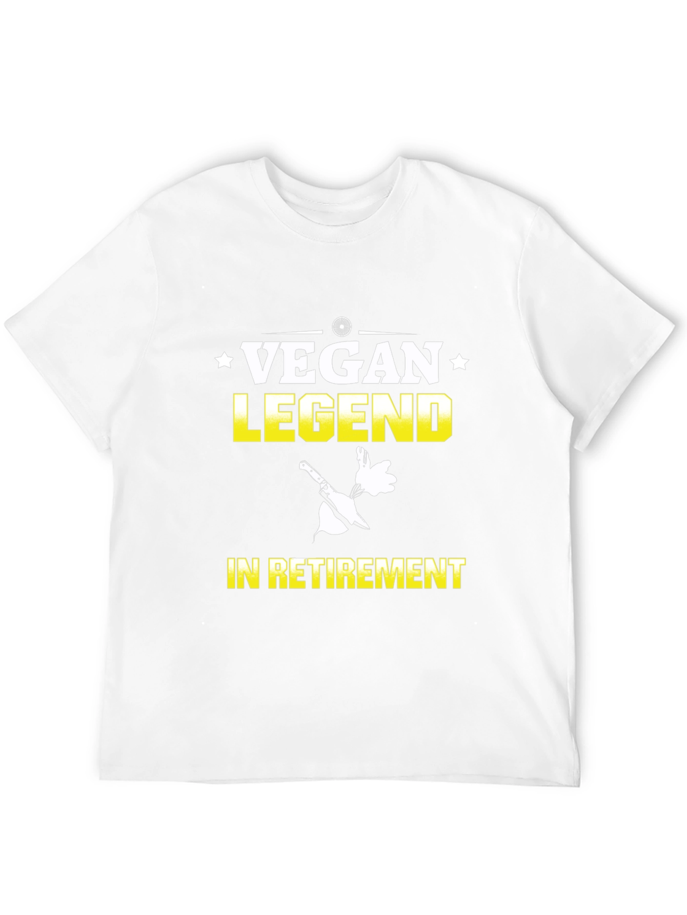 Vegan Legend in Retirement T-Shirt - Black