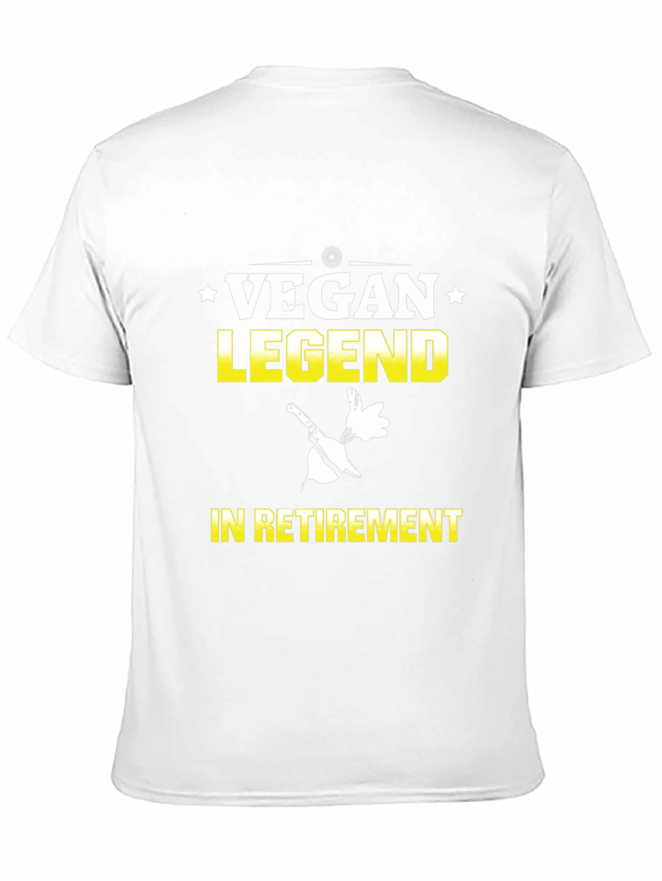 Vegan Legend in Retirement T-Shirt - Black