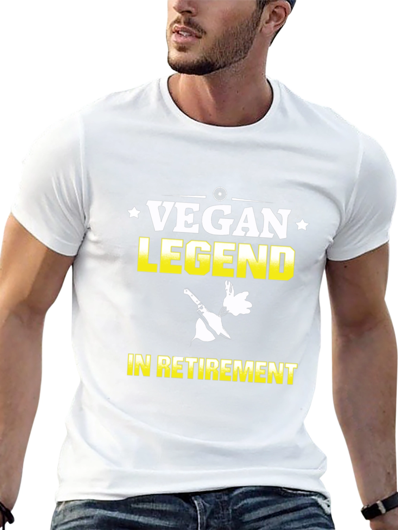 Vegan Legend in Retirement T-Shirt - Black
