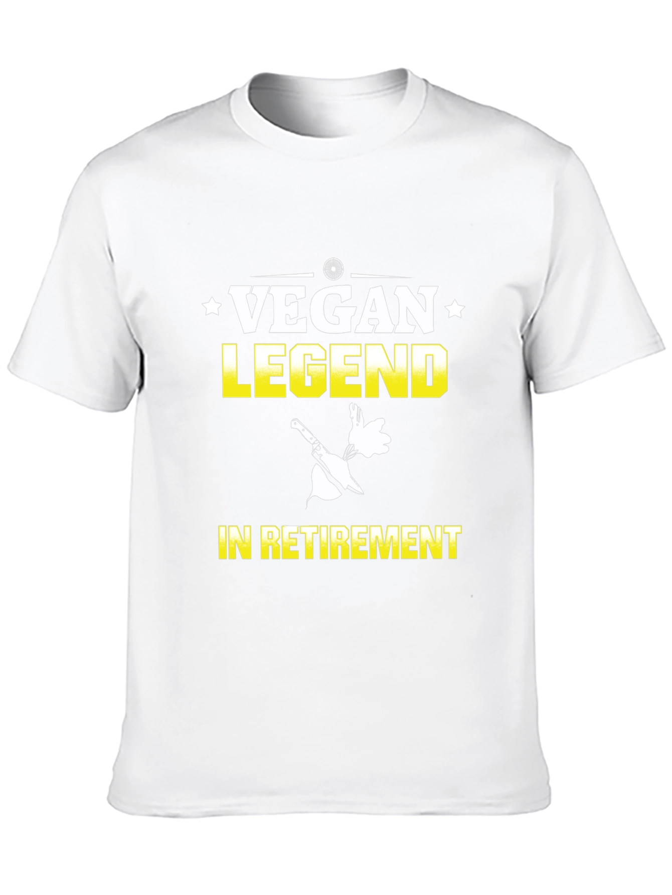 Vegan Legend in Retirement T-Shirt - Black