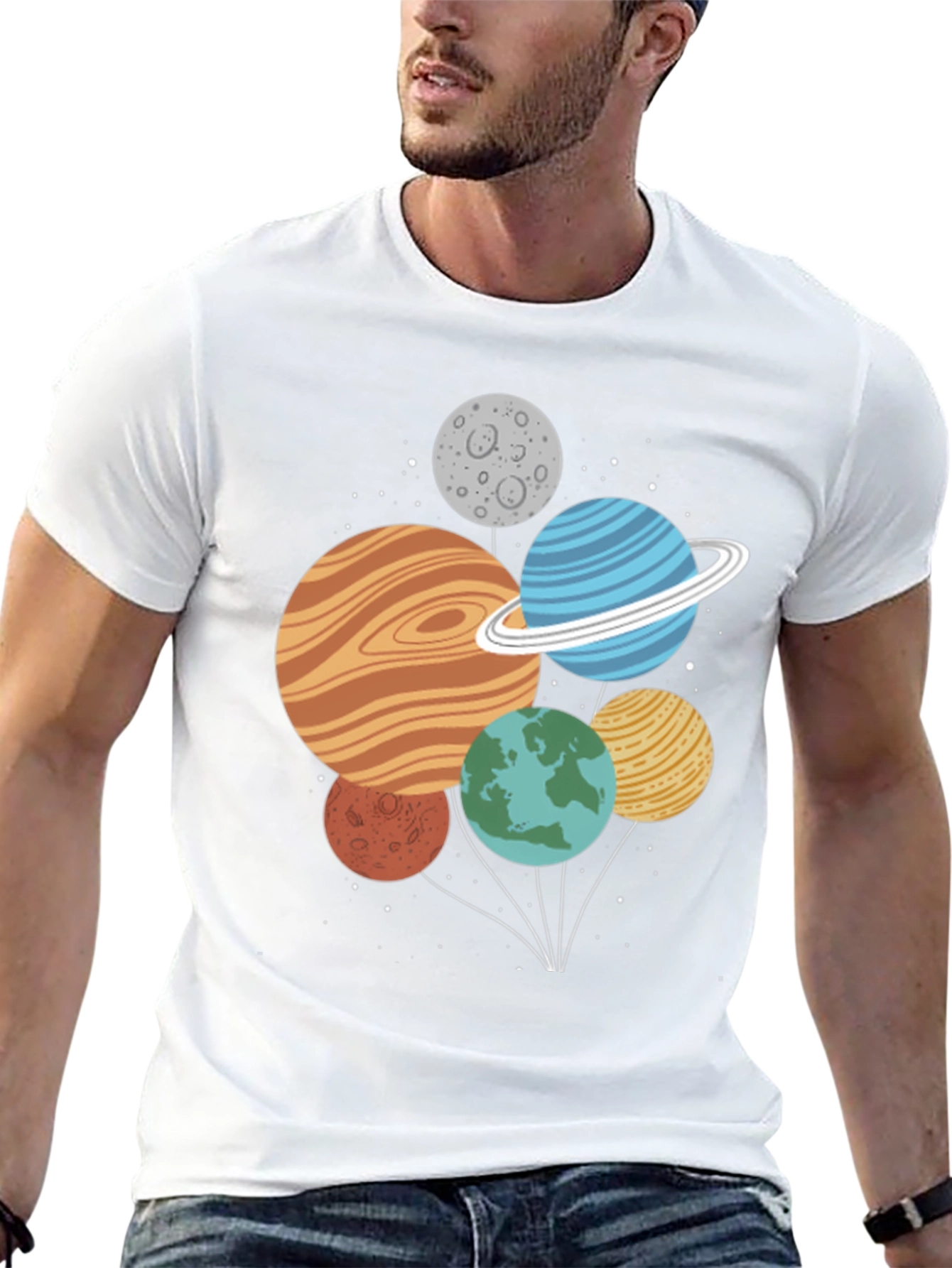 Planets Graphic T-Shirt - Space Theme