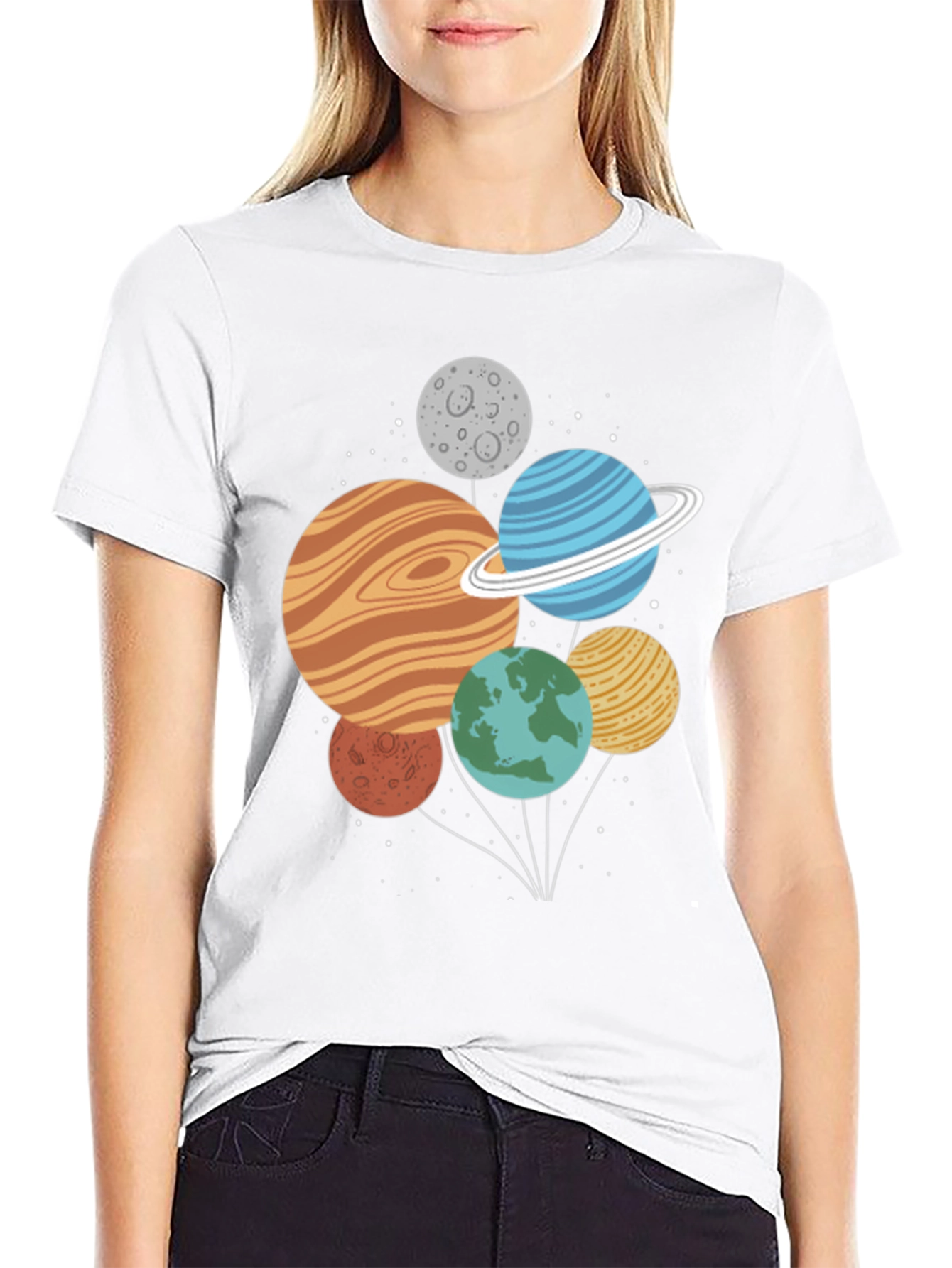 Planets Graphic T-Shirt - Space Theme