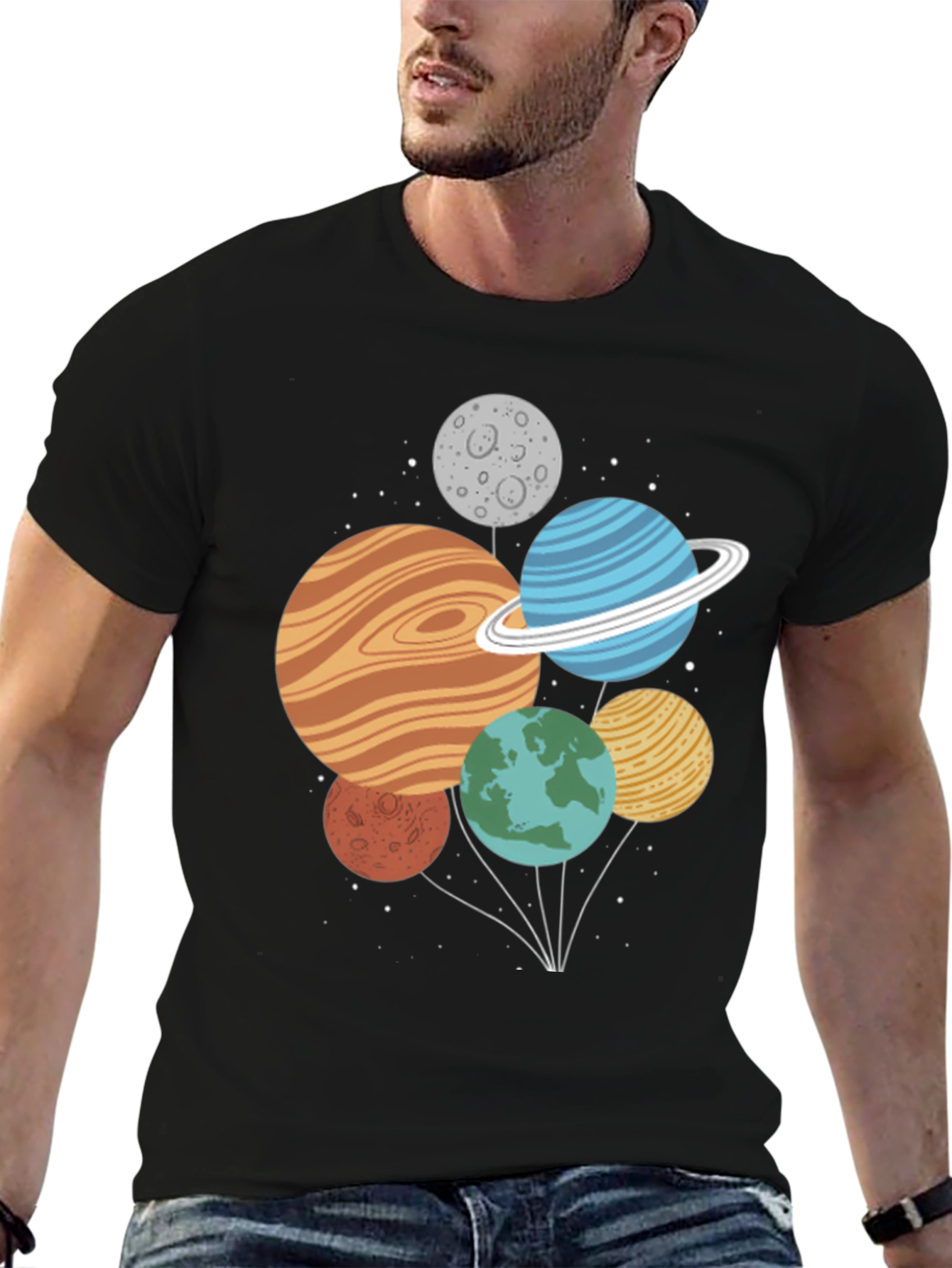 Planets Graphic T-Shirt - Space Theme