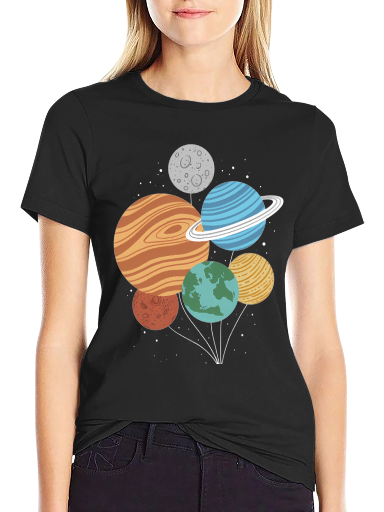 Planets Graphic T-Shirt - Space Theme