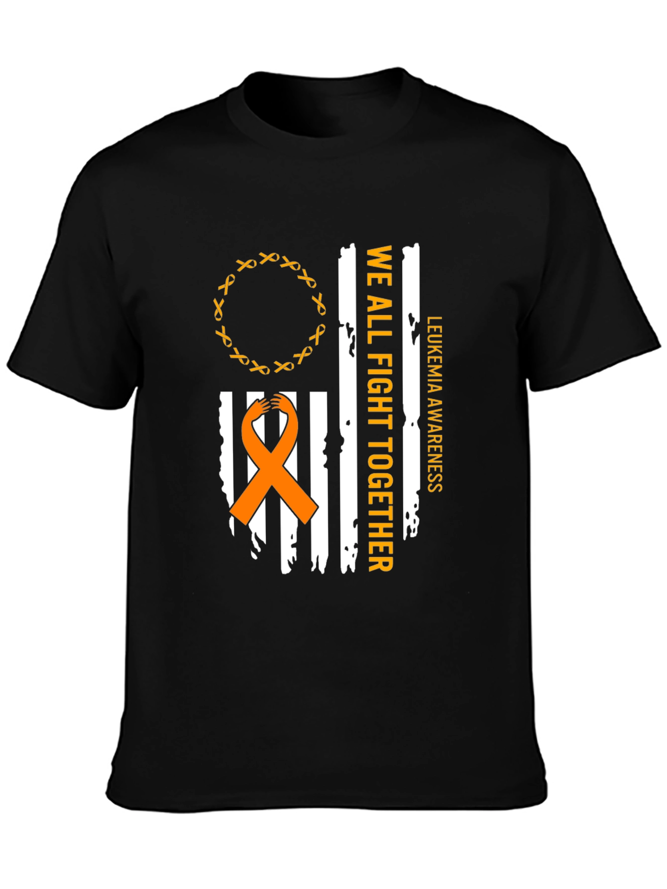 Leukemia Awareness T-Shirt - We All Fight Together
