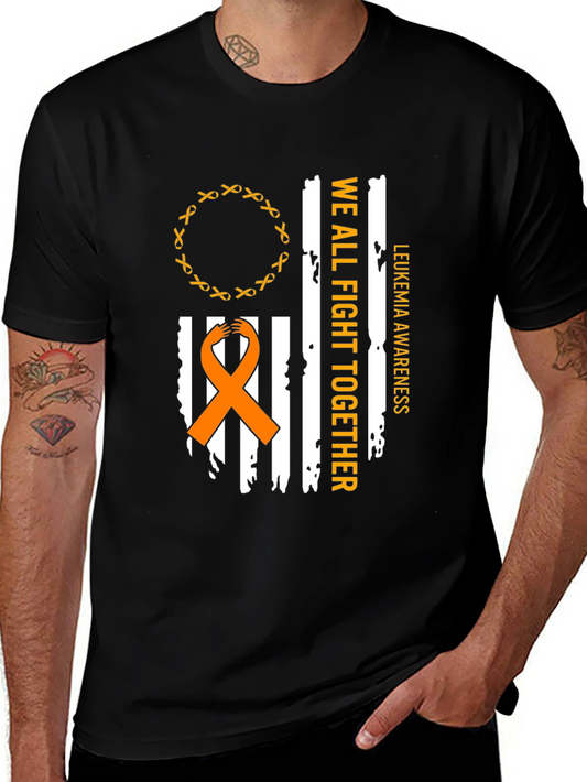 Leukemia Awareness T-Shirt - We All Fight Together