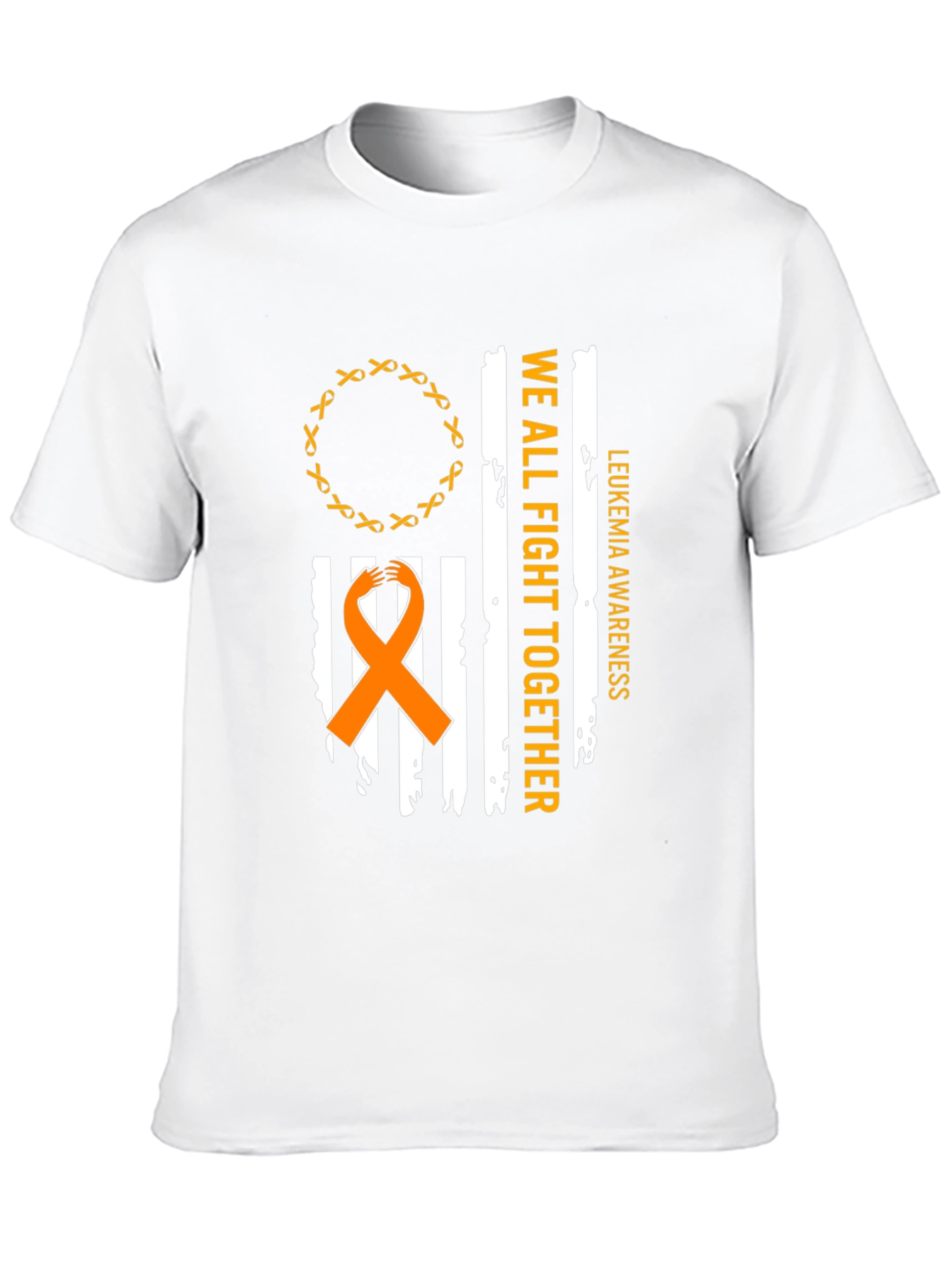 Leukemia Awareness T-Shirt - We All Fight Together