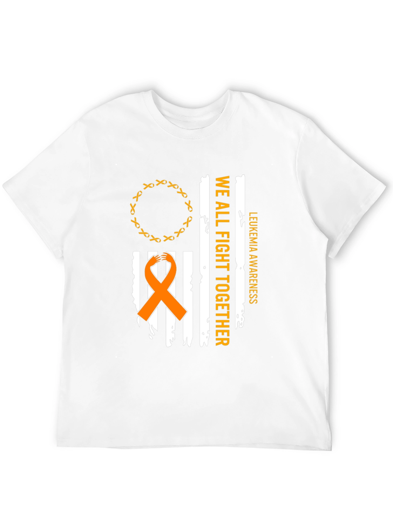 Leukemia Awareness T-Shirt - We All Fight Together