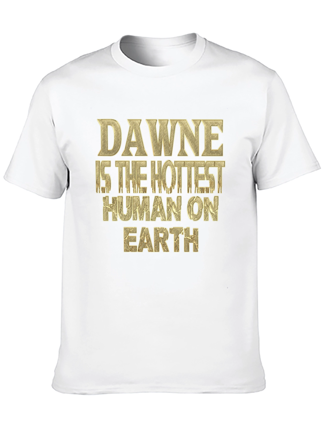 Dawne Hottest Human T-Shirt - Black Tee