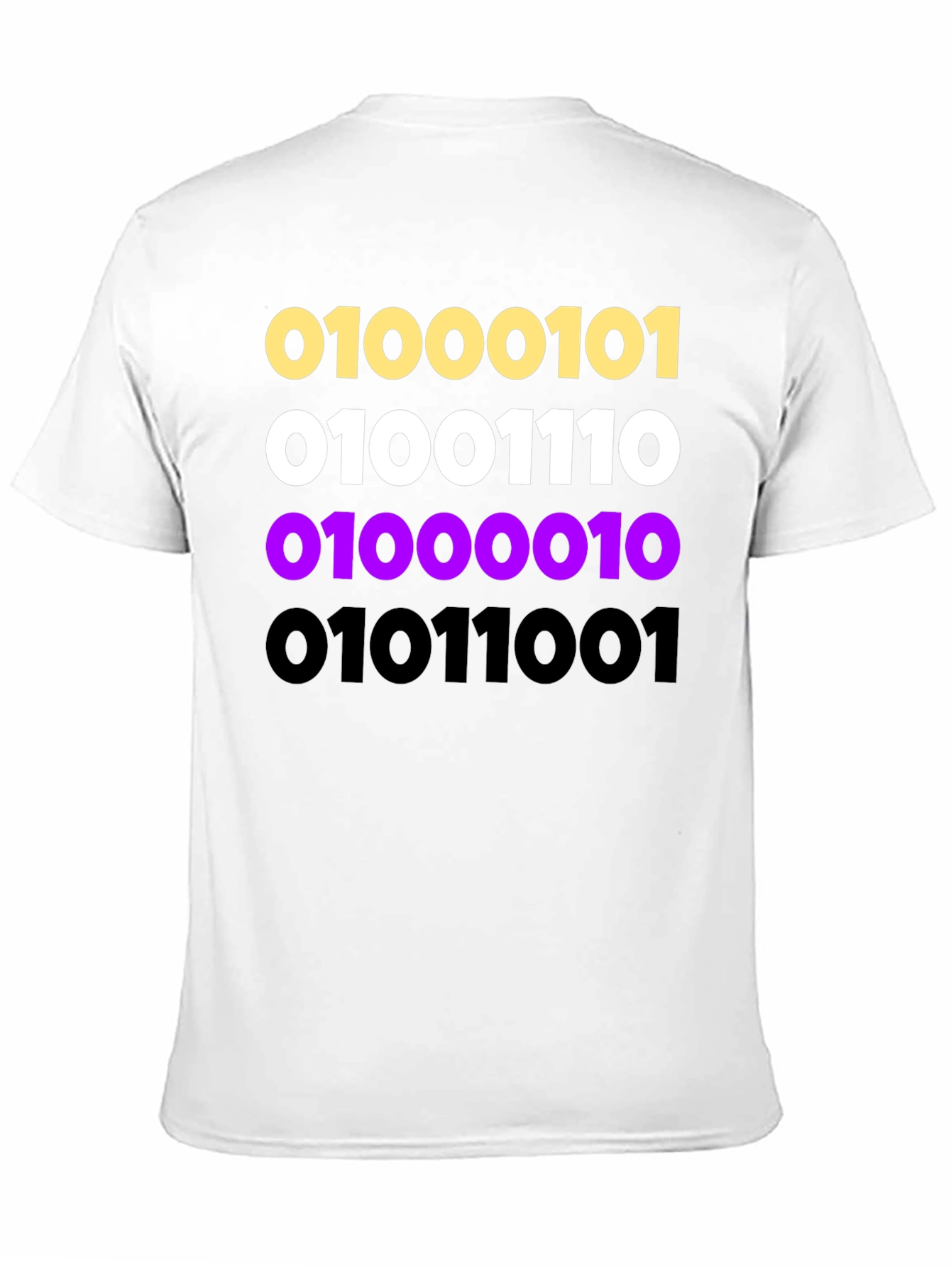 Binary Code Graphic Tee - Programmer Style