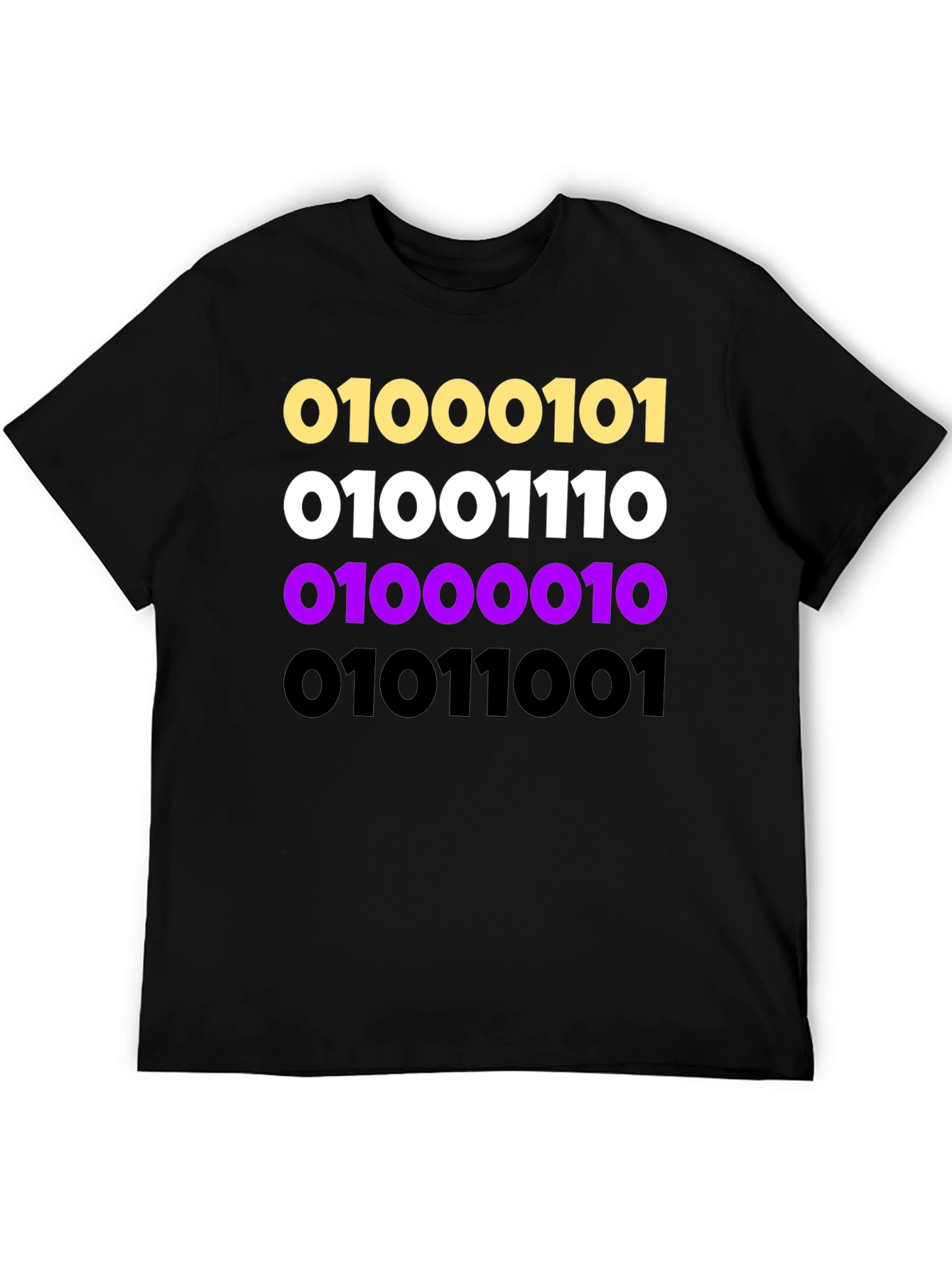 Binary Code Graphic Tee - Programmer Style