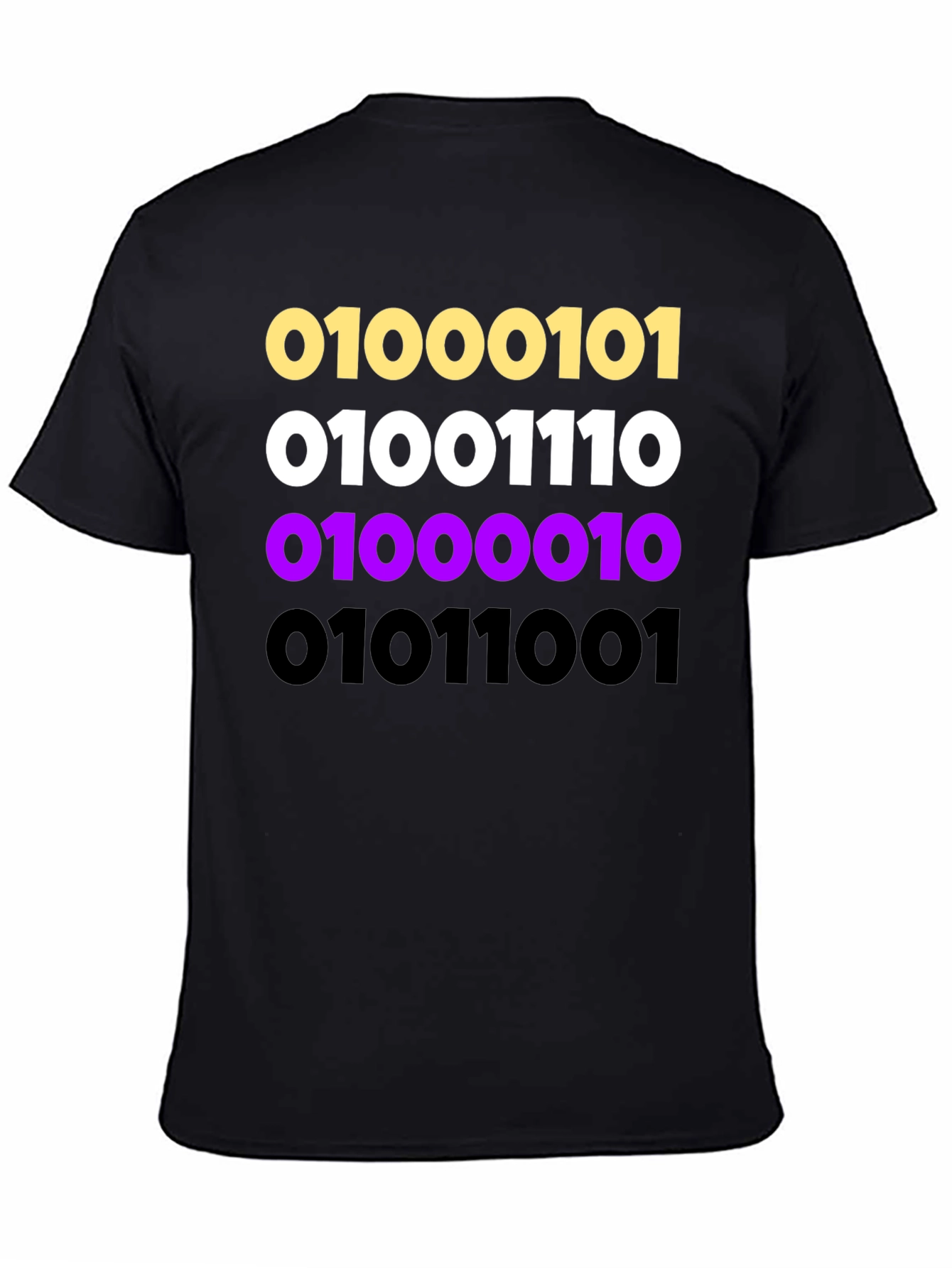 Binary Code Graphic Tee - Programmer Style