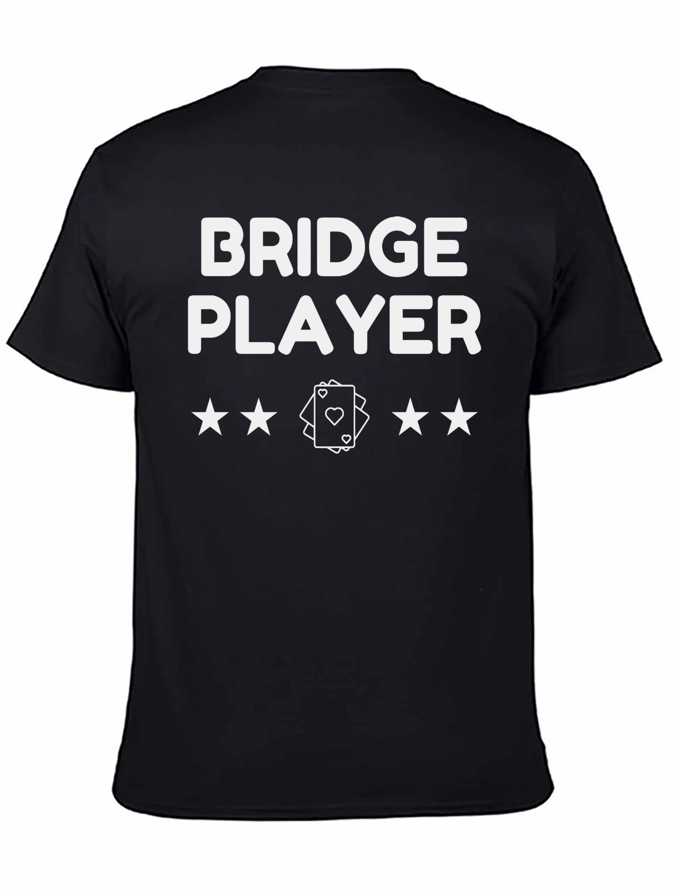 Bridge Player Graphic T-Shirt - Card Game Tee