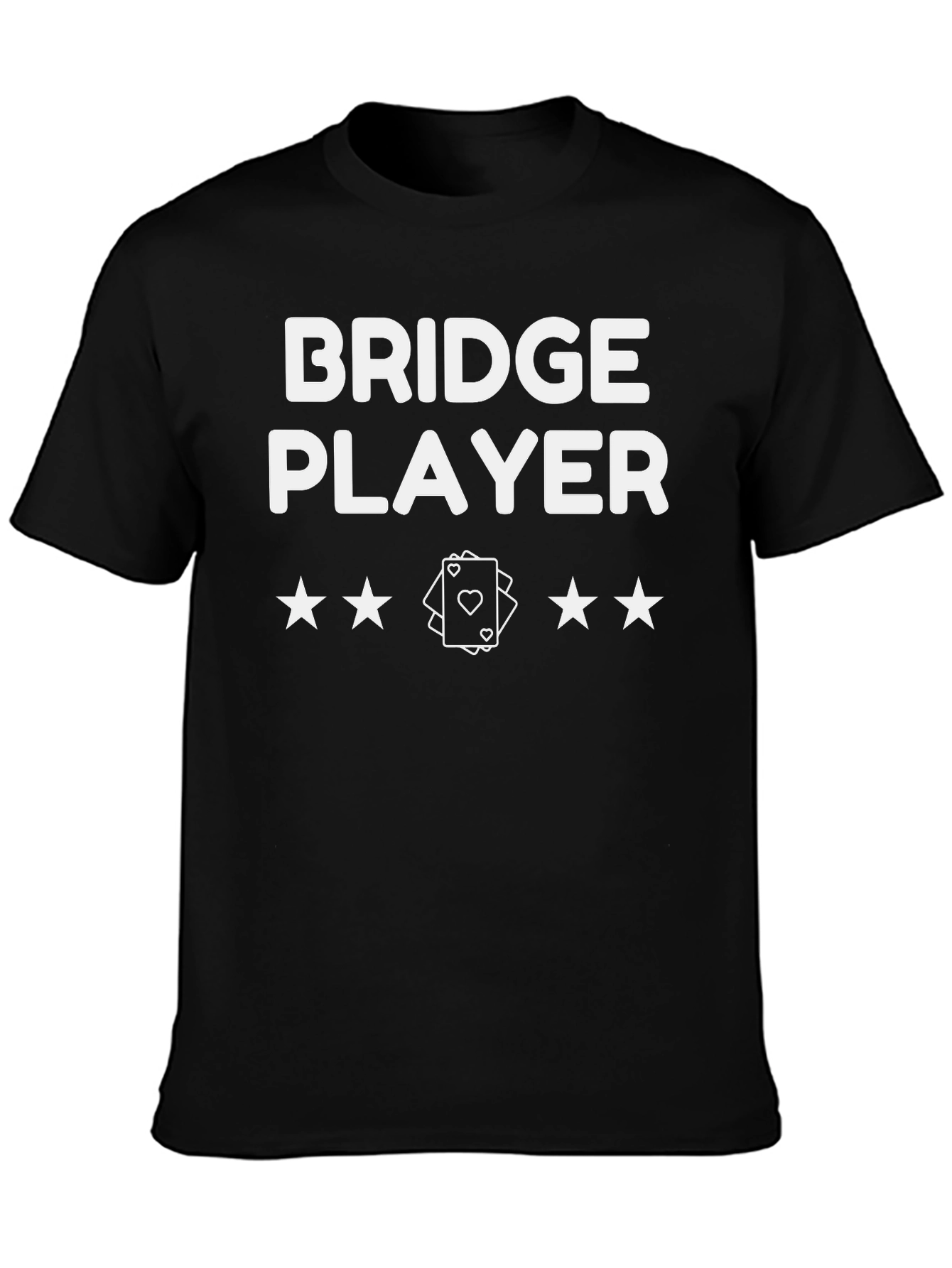 Bridge Player Graphic T-Shirt - Card Game Tee