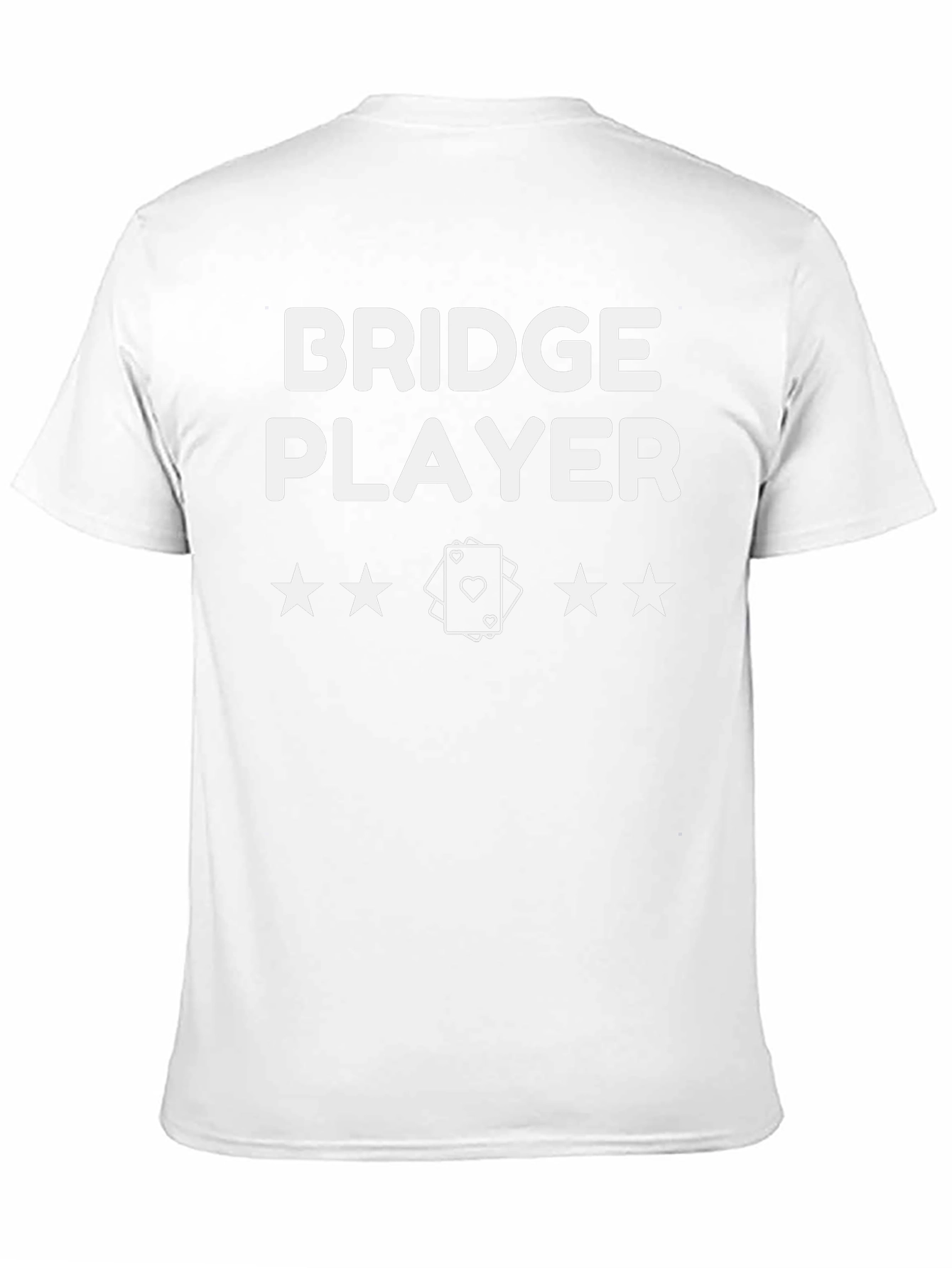 Bridge Player Graphic T-Shirt - Card Game Tee