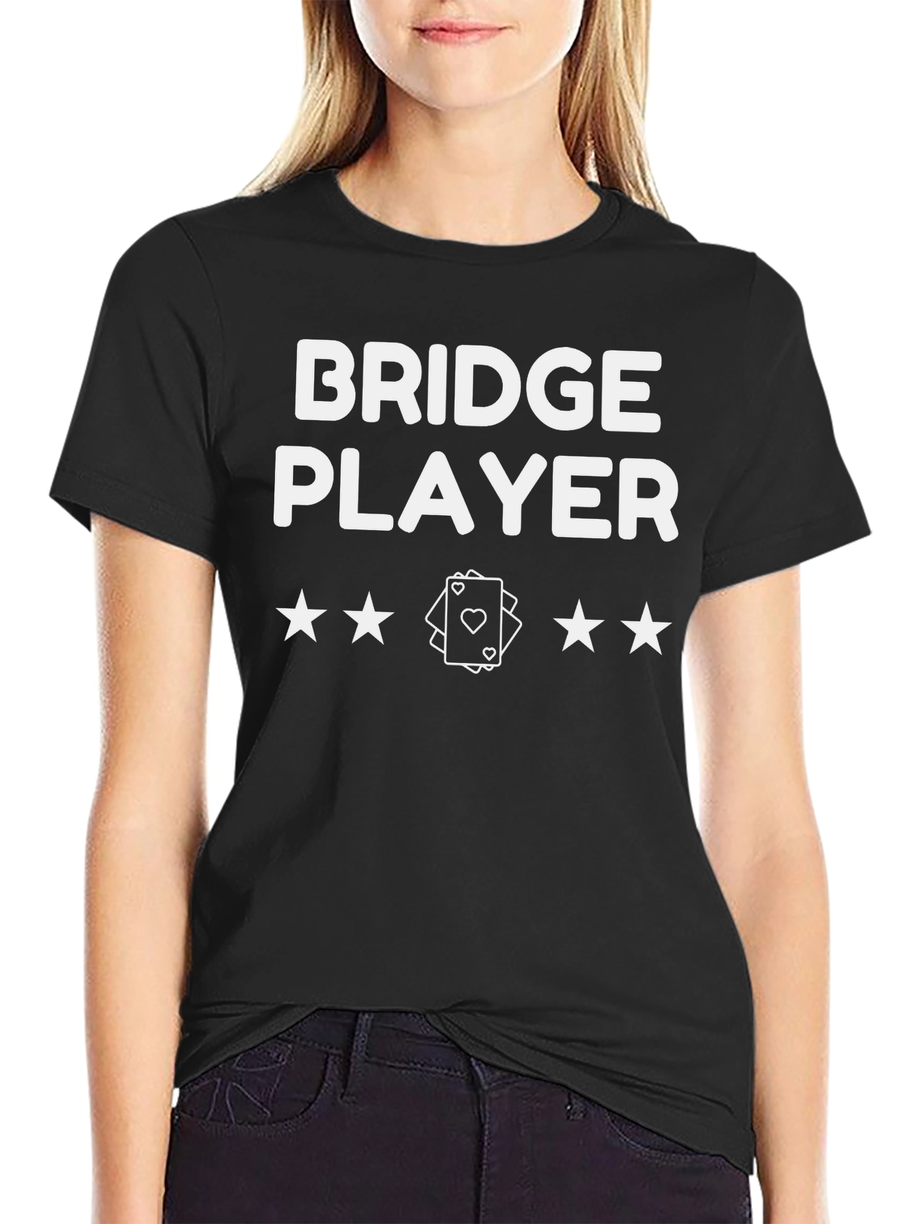 Bridge Player Graphic T-Shirt - Card Game Tee