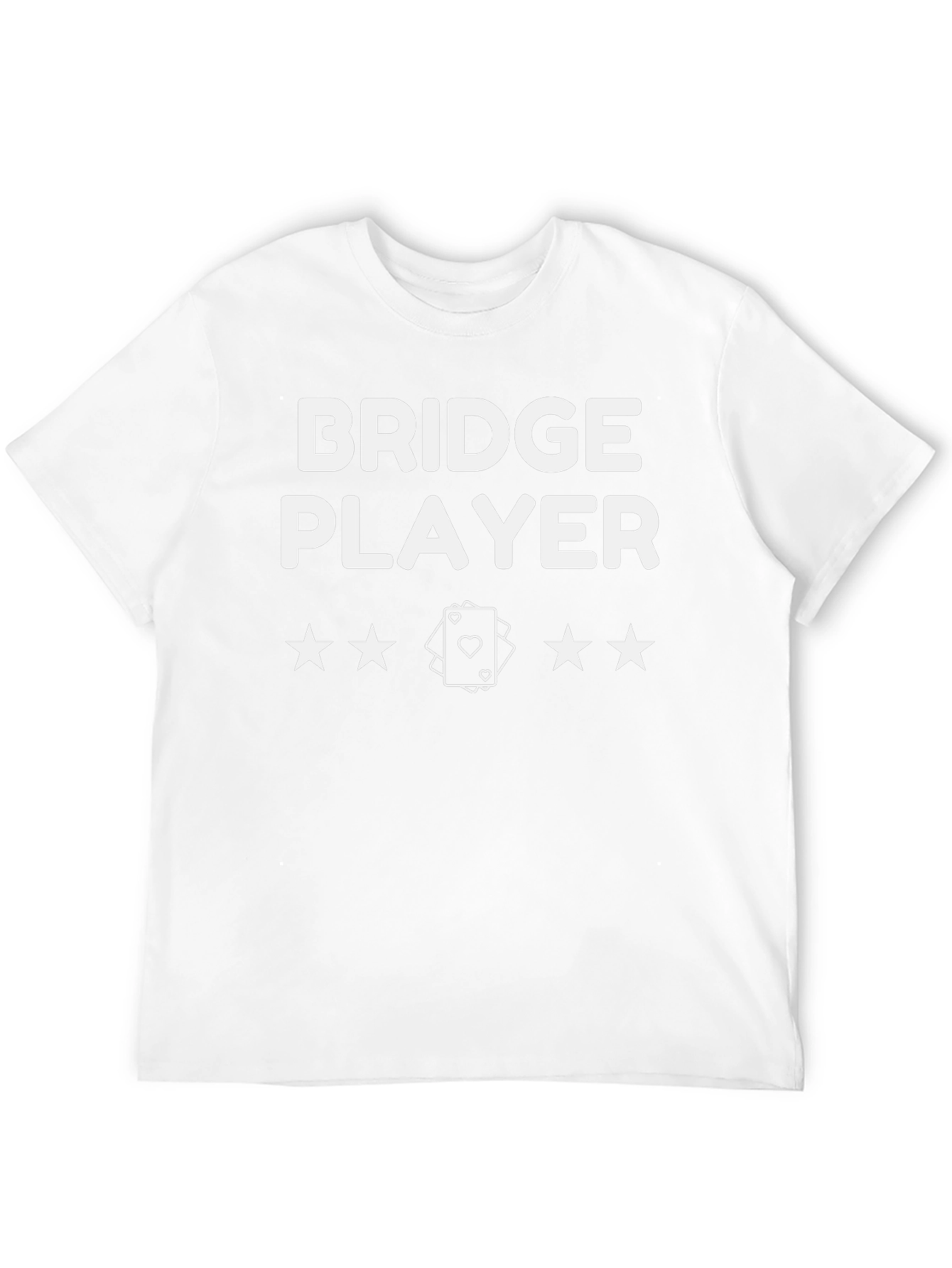 Bridge Player Graphic T-Shirt - Card Game Tee
