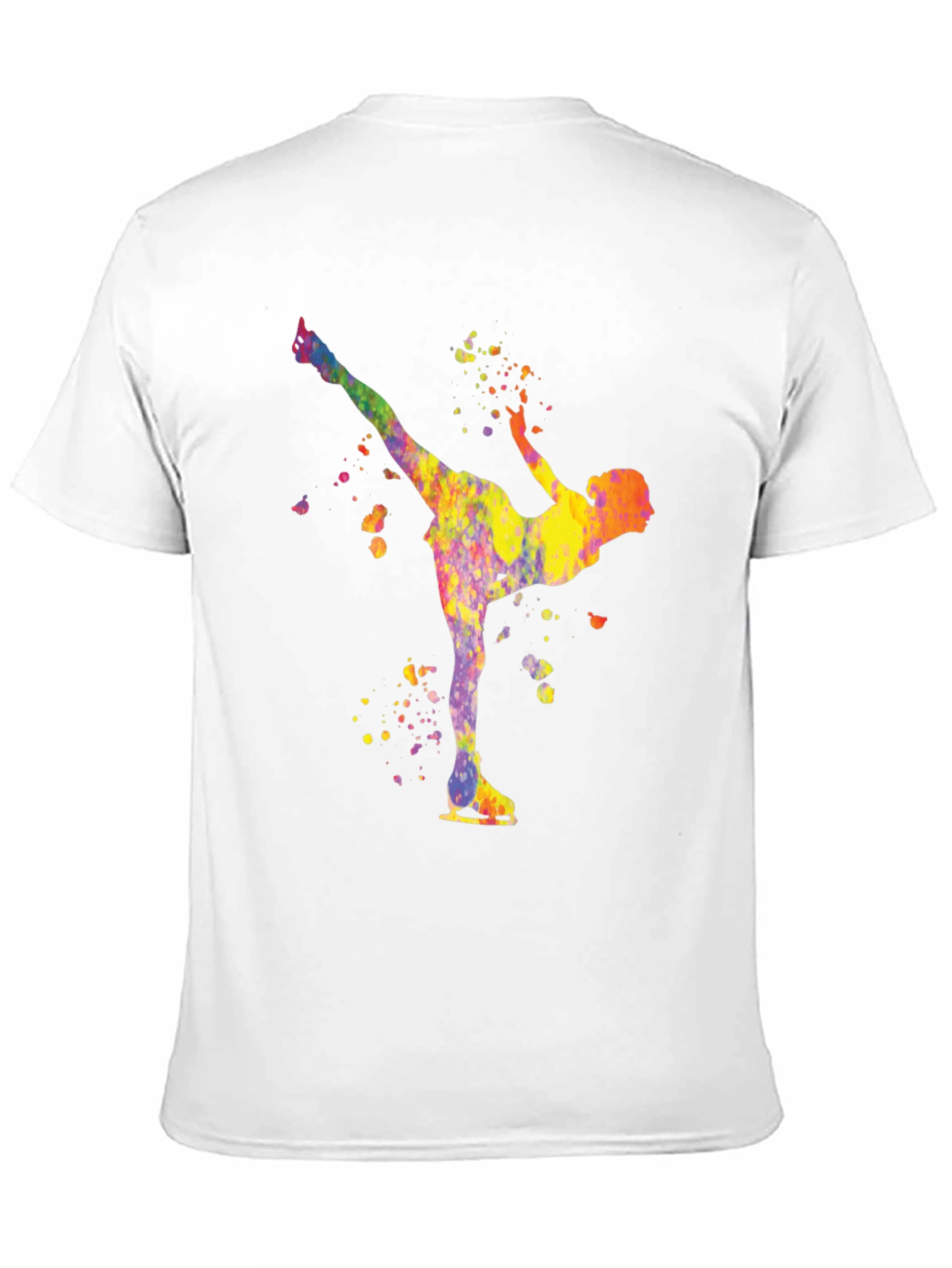 Figure Skating Watercolor T-Shirt