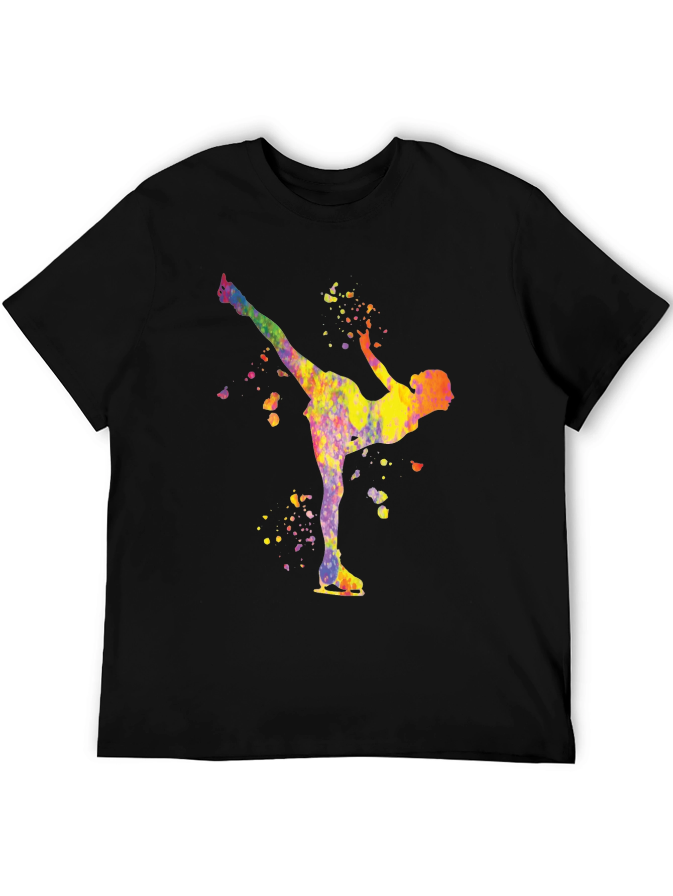 Figure Skating Watercolor T-Shirt
