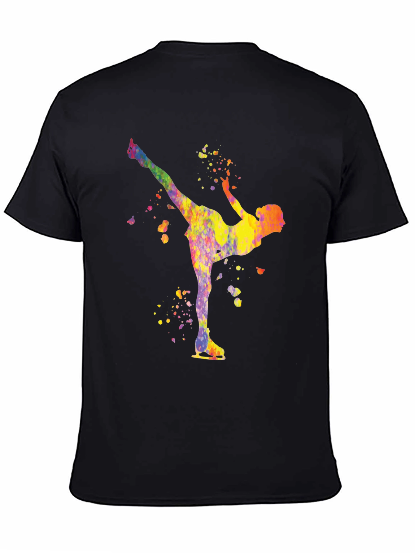 Figure Skating Watercolor T-Shirt