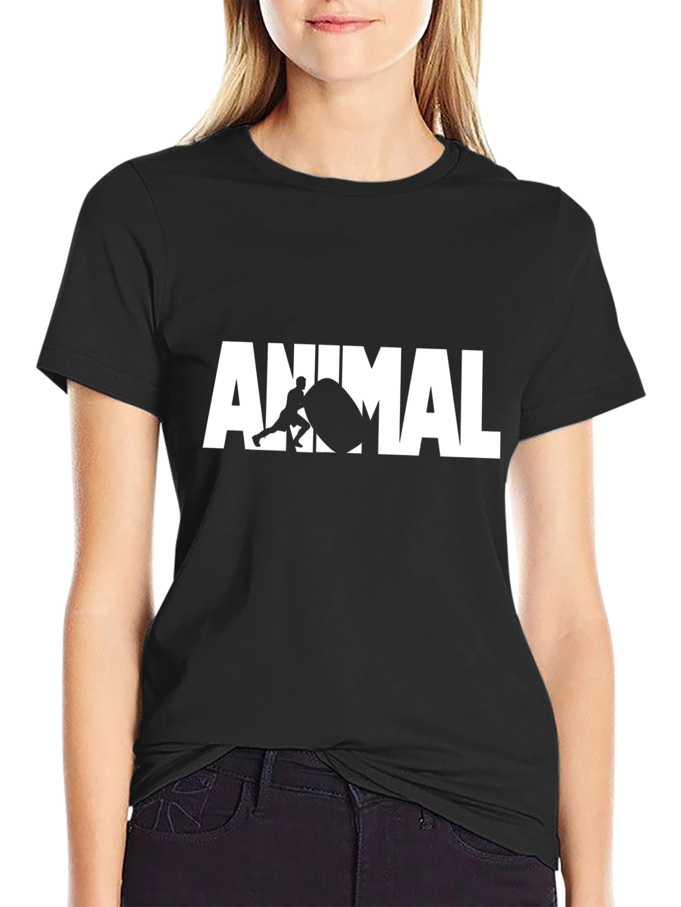 Animal Strongman Black T-Shirt