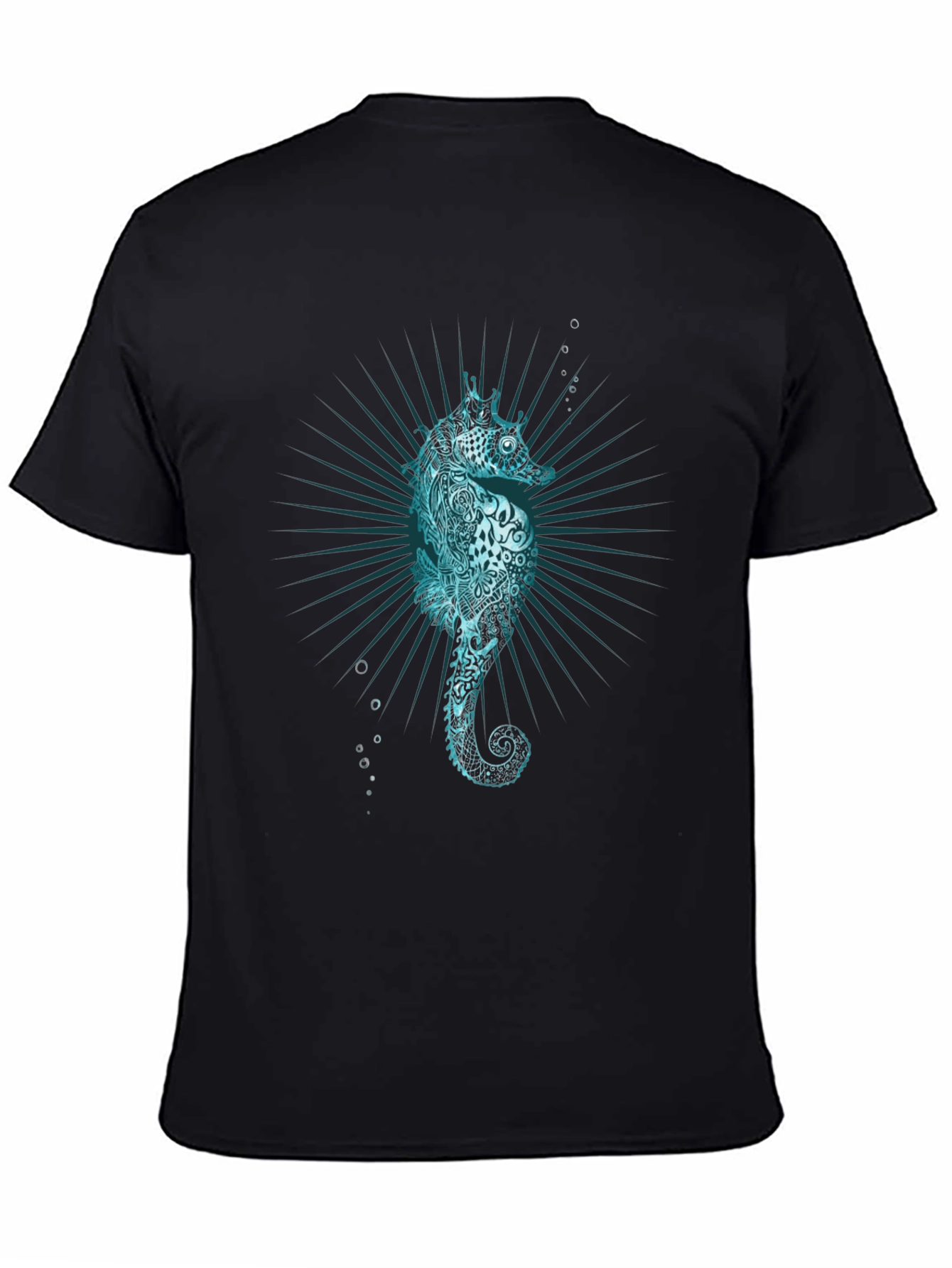 Sea Horse Graphic Tee - Unique Ocean Print