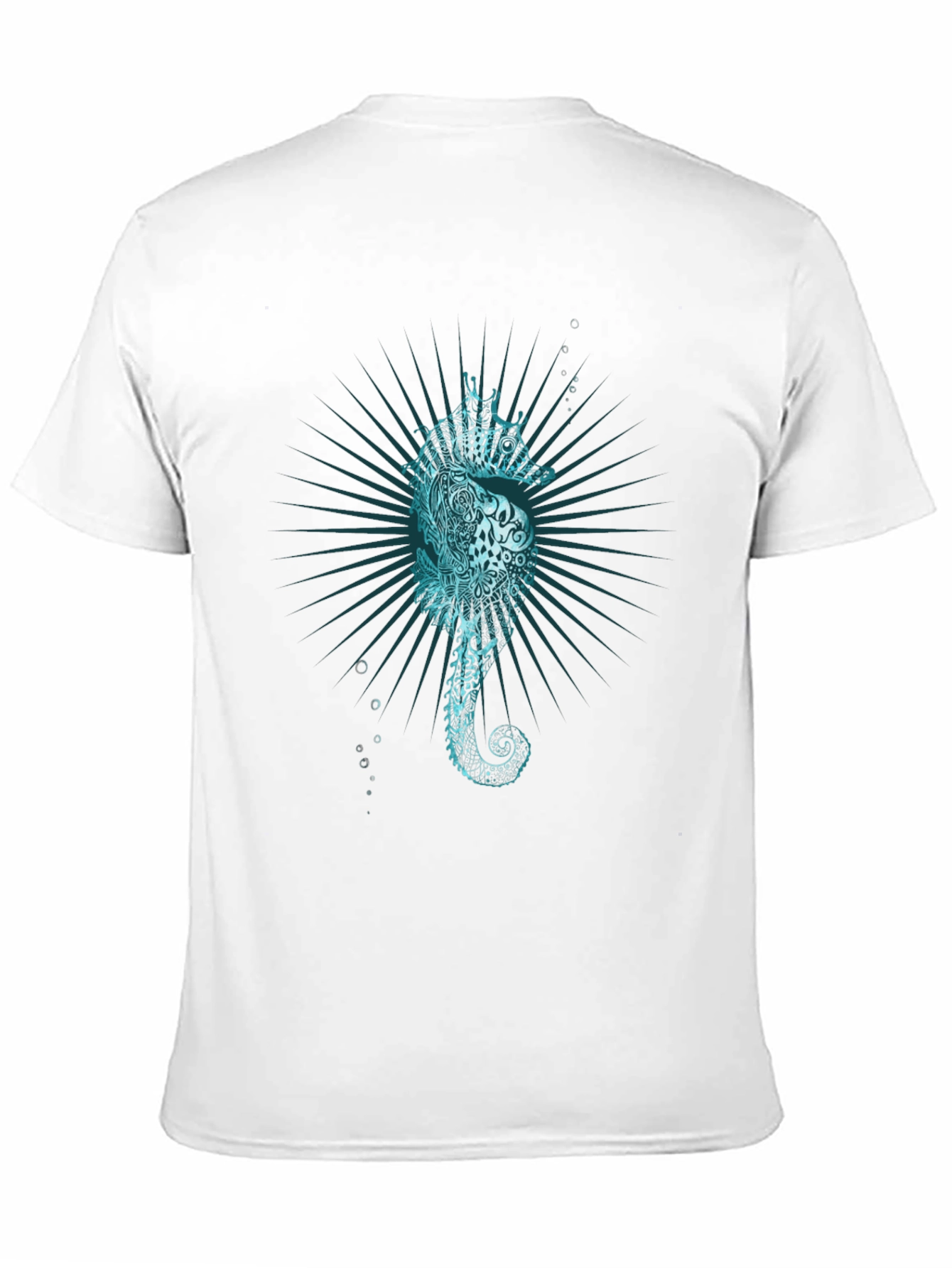 Sea Horse Graphic Tee - Unique Ocean Print