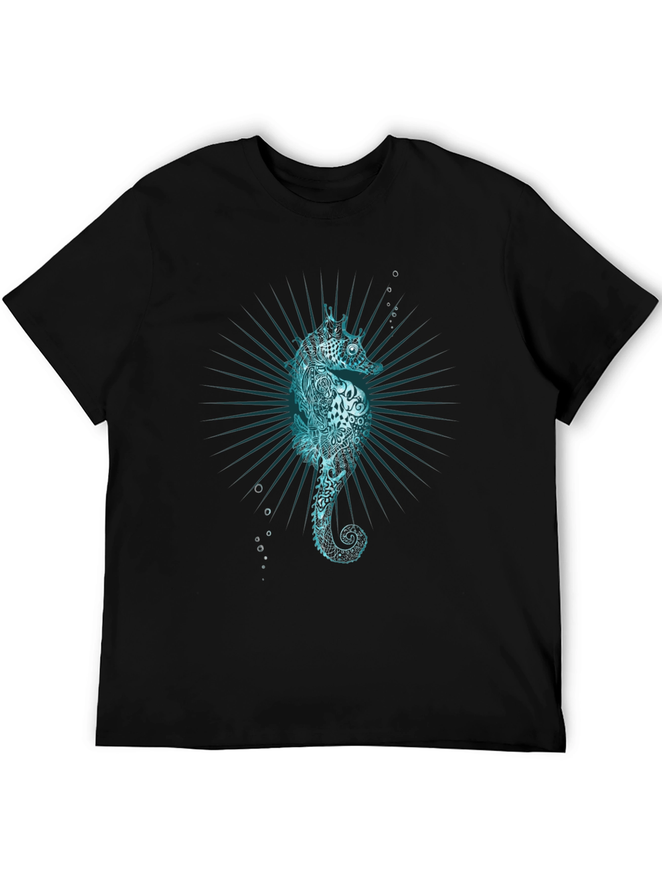 Sea Horse Graphic Tee - Unique Ocean Print
