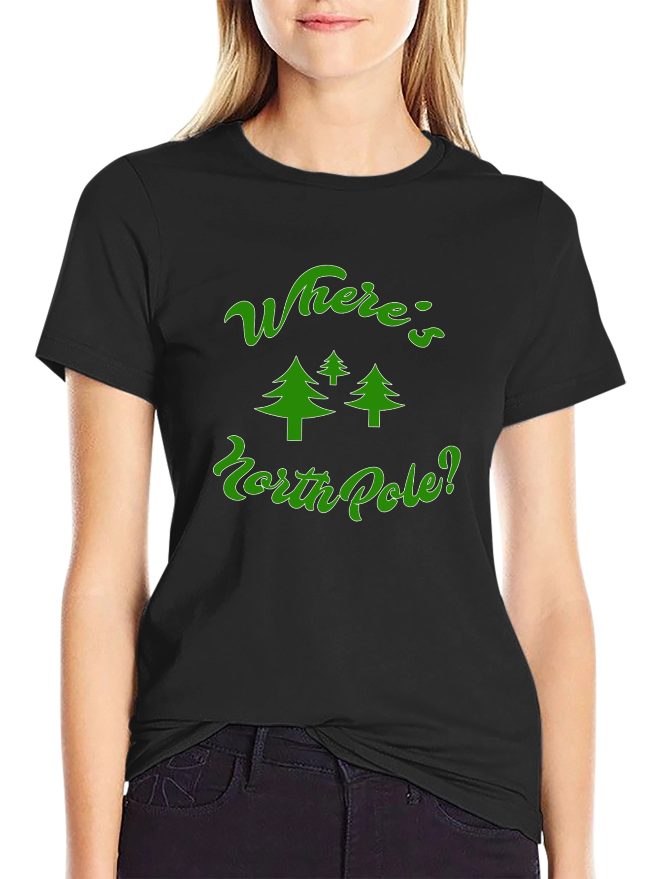 Wheres North Pole? Christmas T-Shirt