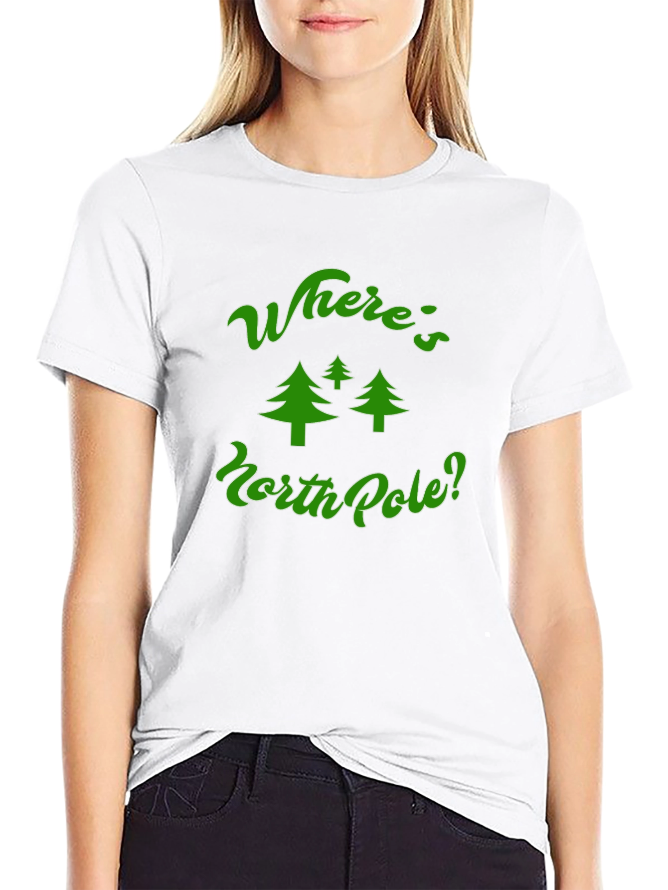 Wheres North Pole? Christmas T-Shirt