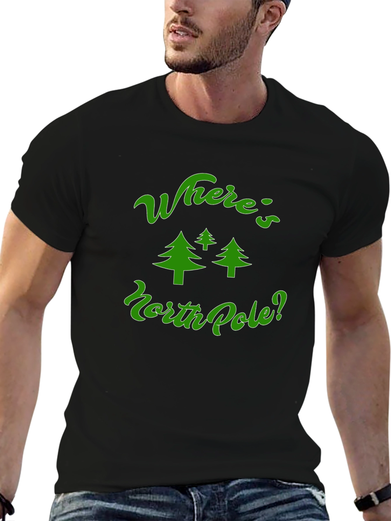 Wheres North Pole? Christmas T-Shirt
