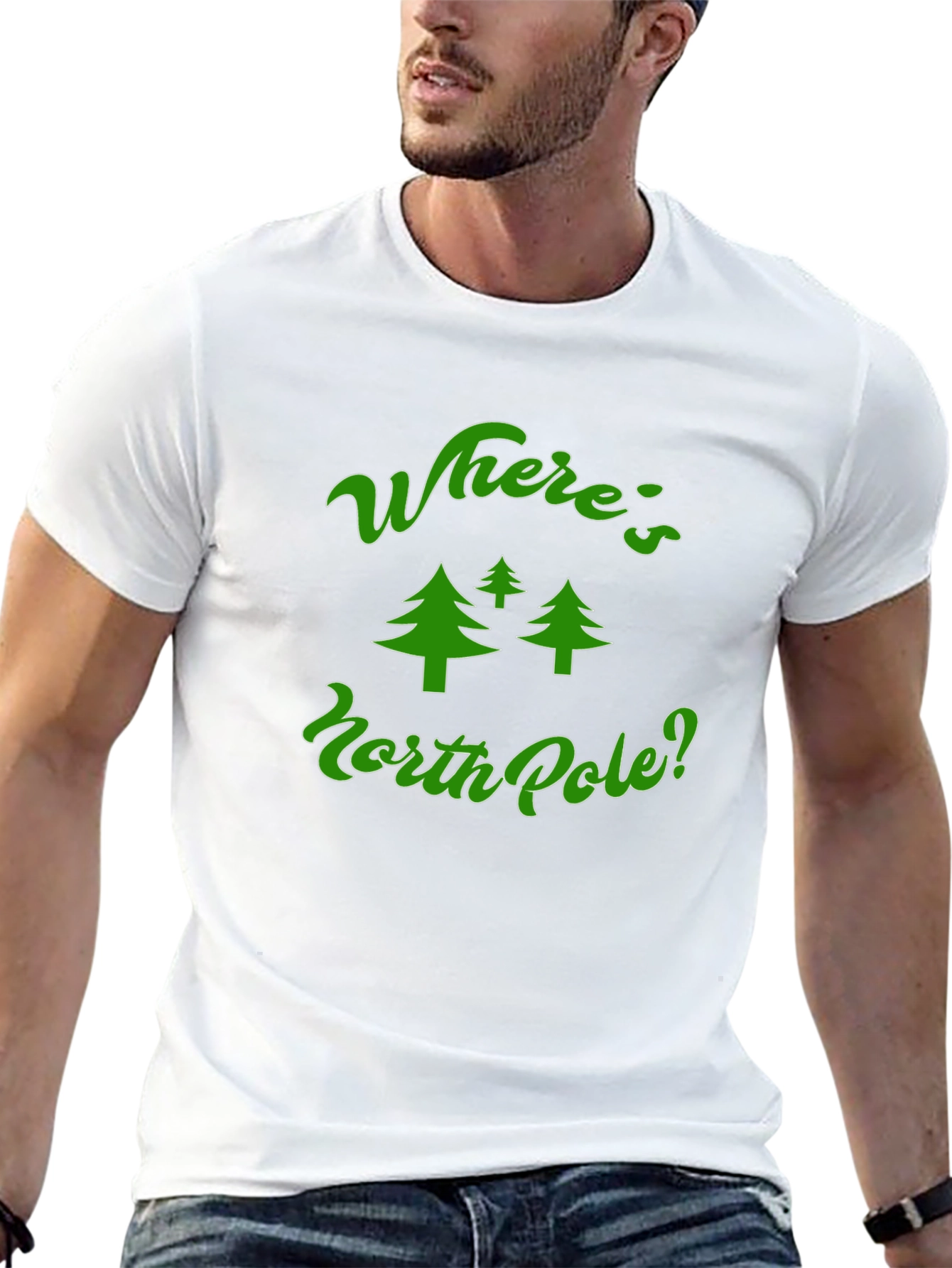 Wheres North Pole? Christmas T-Shirt