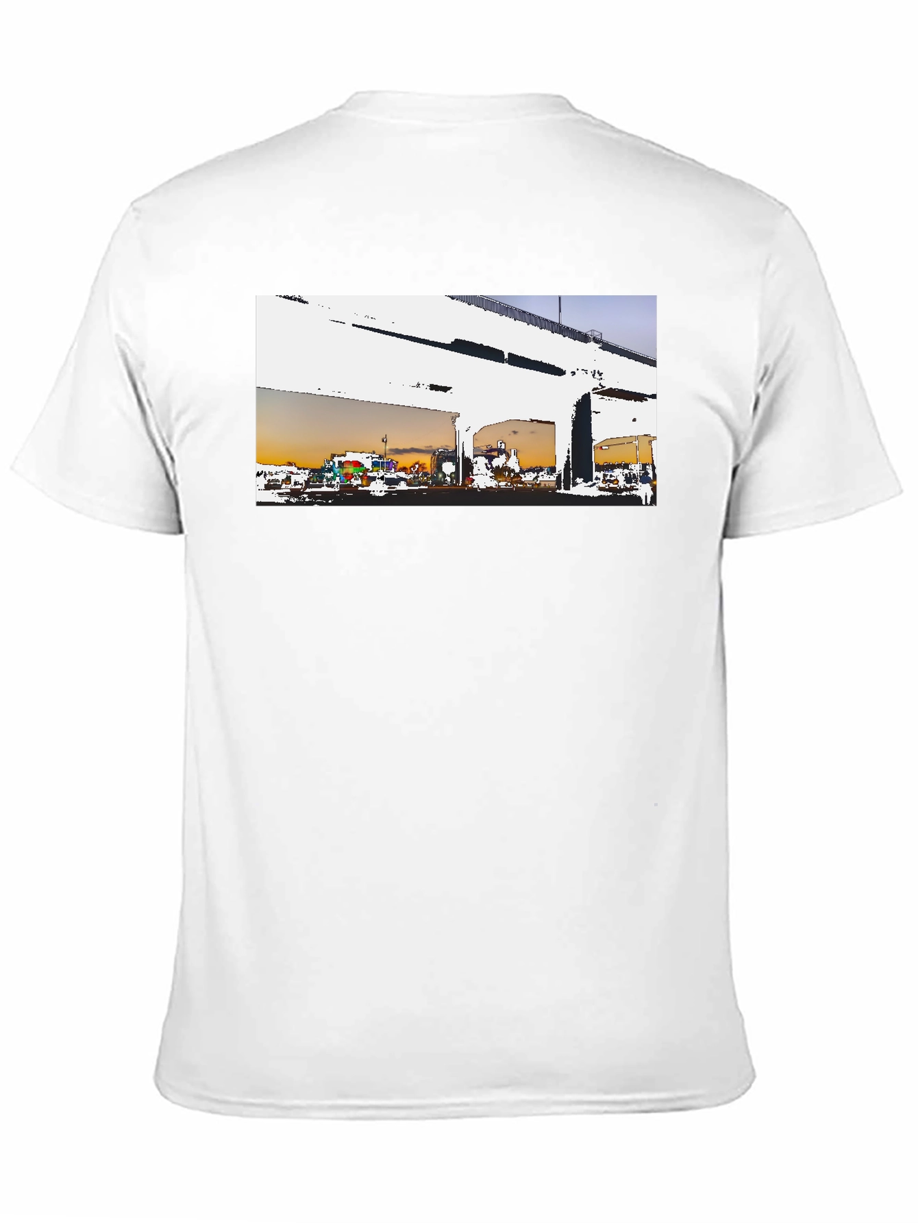Underpass Graphic Tee - Black Cotton Blend