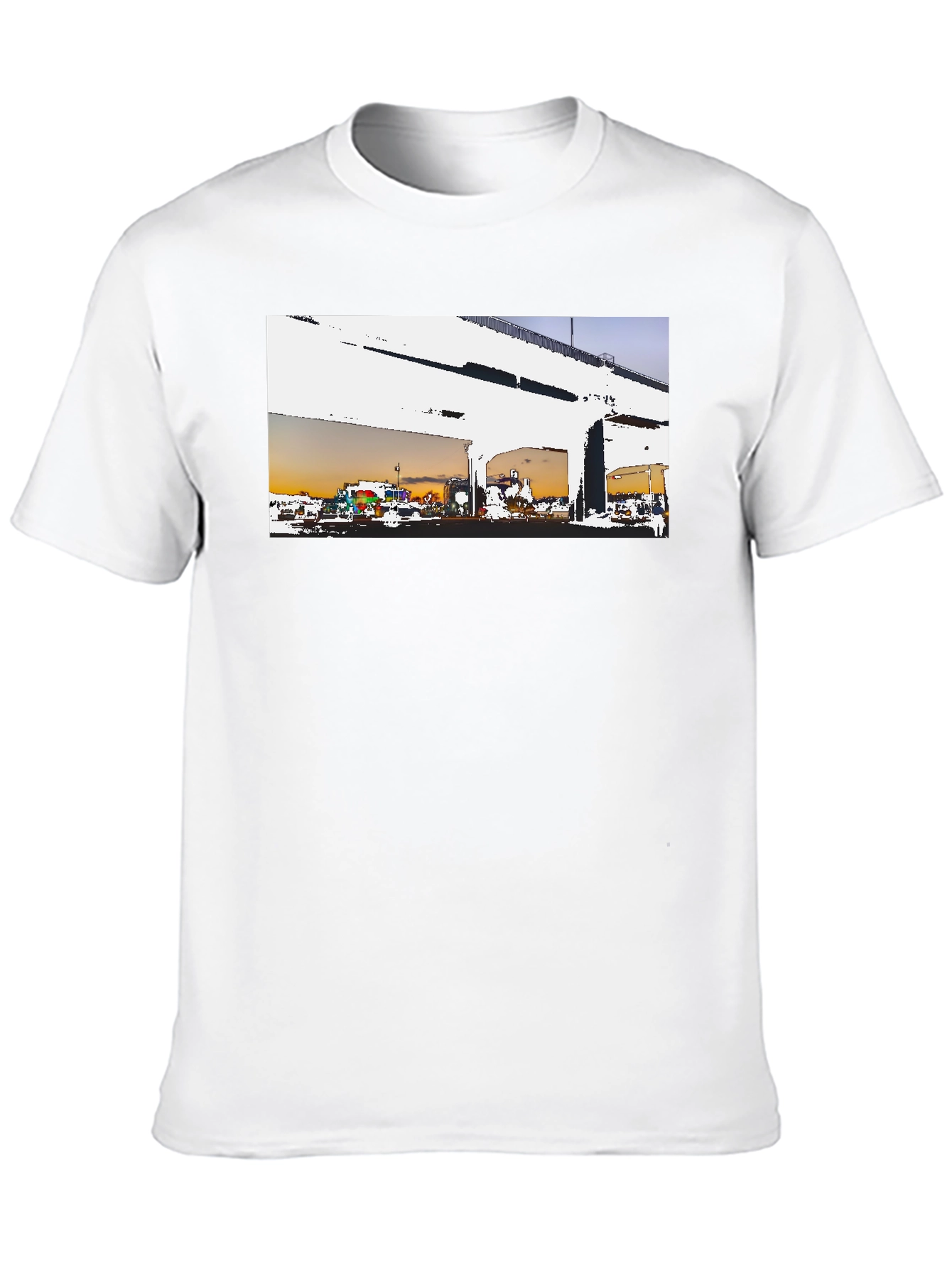 Underpass Graphic Tee - Black Cotton Blend