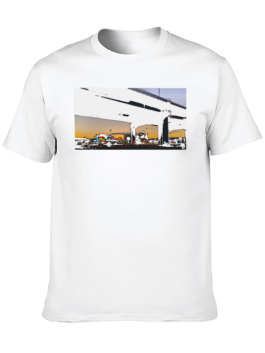 Underpass Graphic Tee - Black Cotton Blend