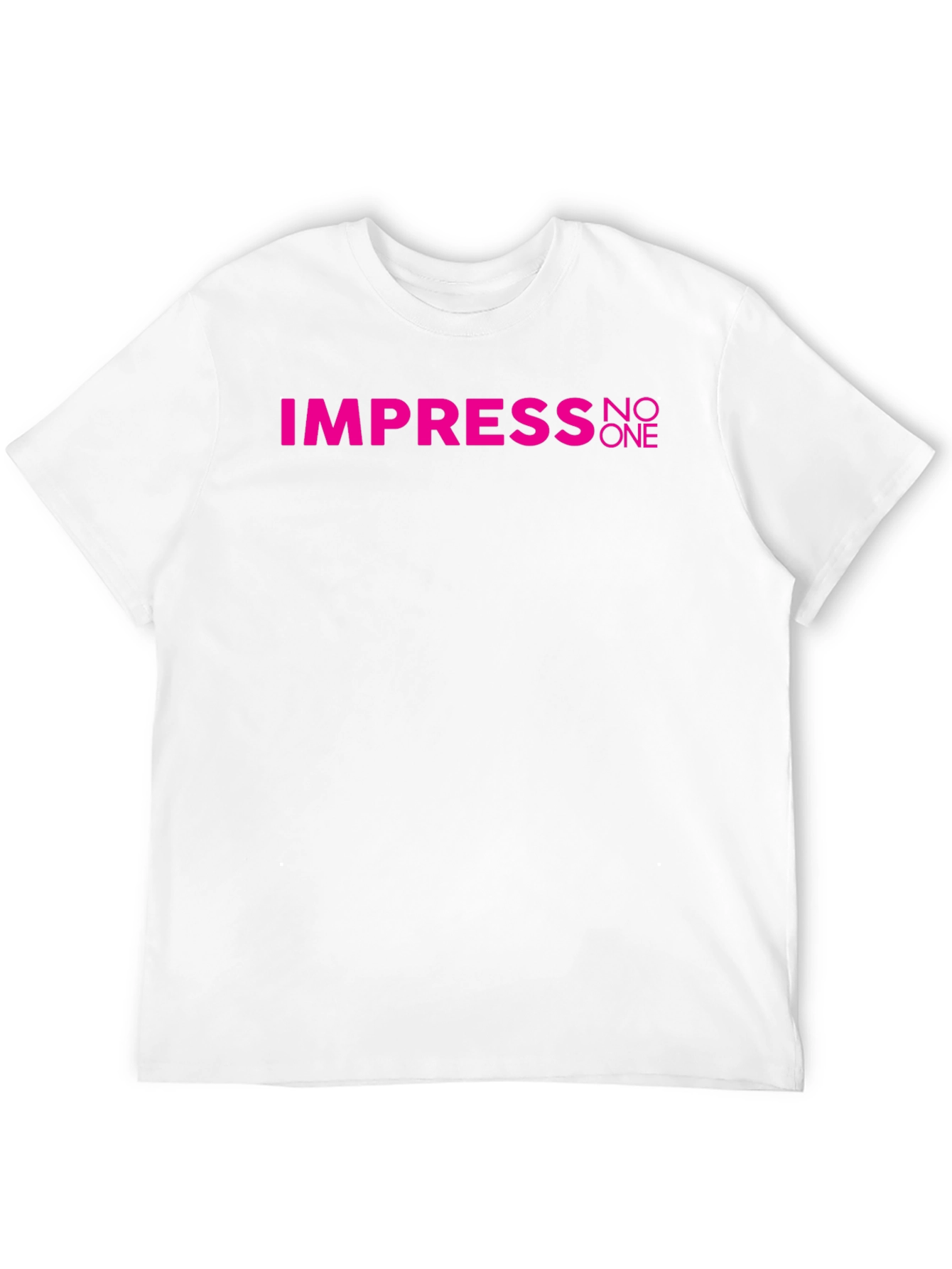 Impress No One Black Graphic T-Shirt