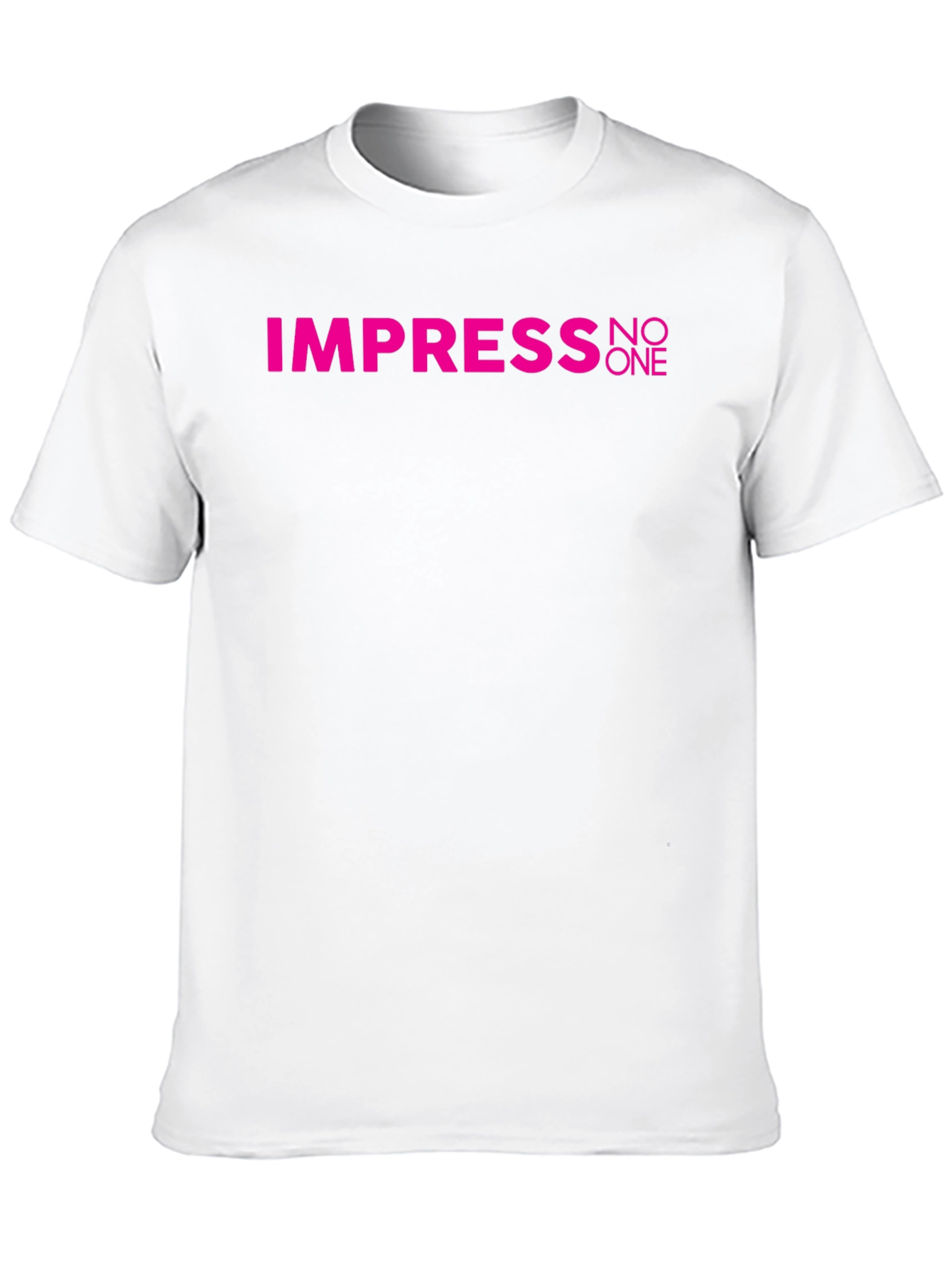 Impress No One Black Graphic T-Shirt