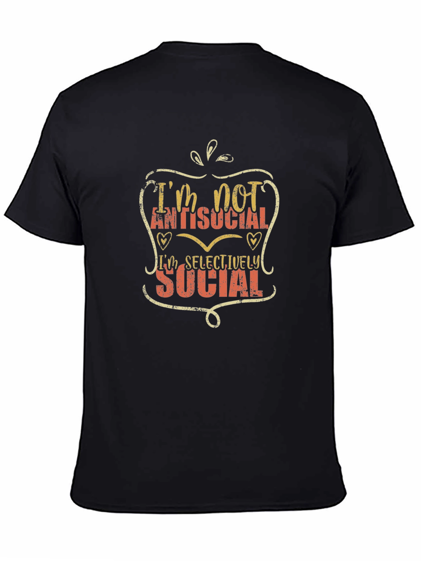 Im Not Antisocial T-Shirt - Selectively Social
