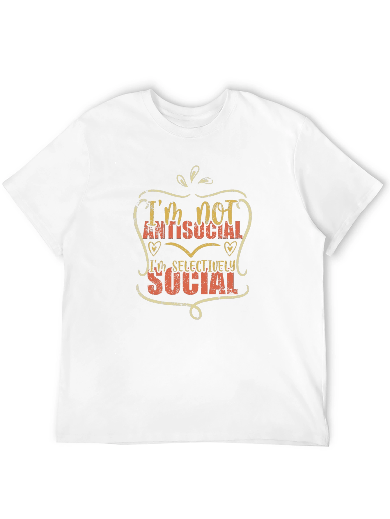 Im Not Antisocial T-Shirt - Selectively Social