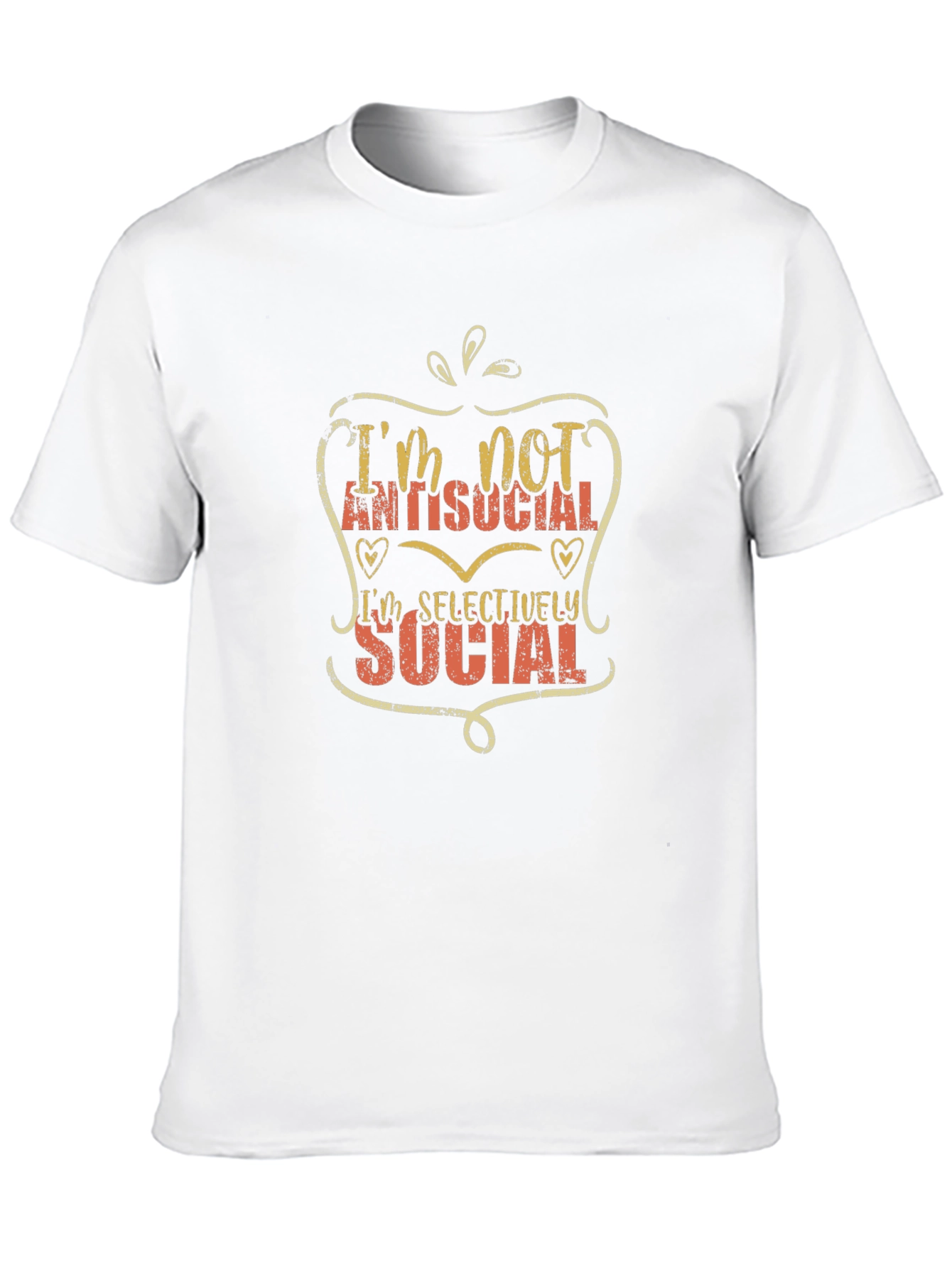 Im Not Antisocial T-Shirt - Selectively Social