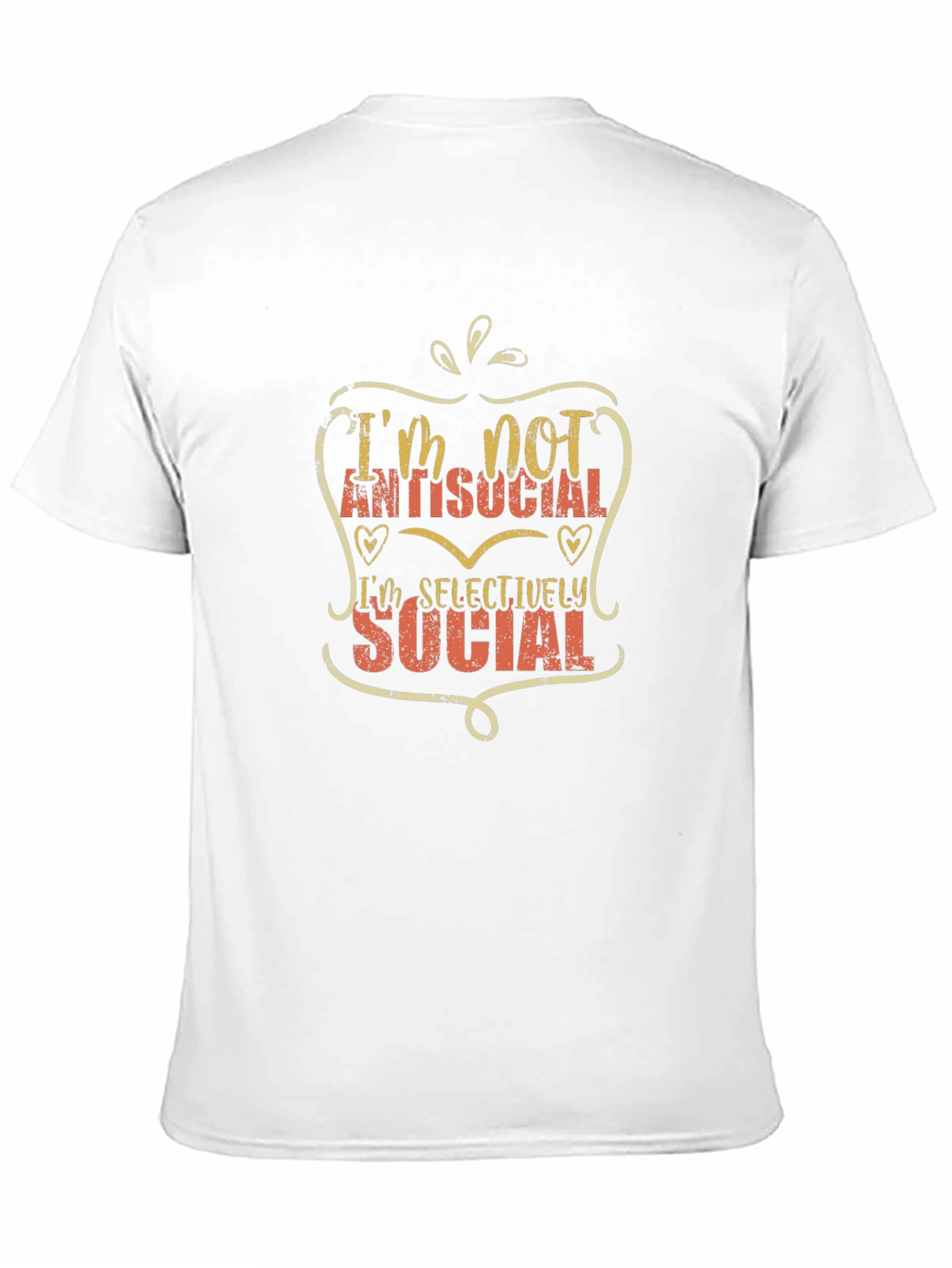 Im Not Antisocial T-Shirt - Selectively Social