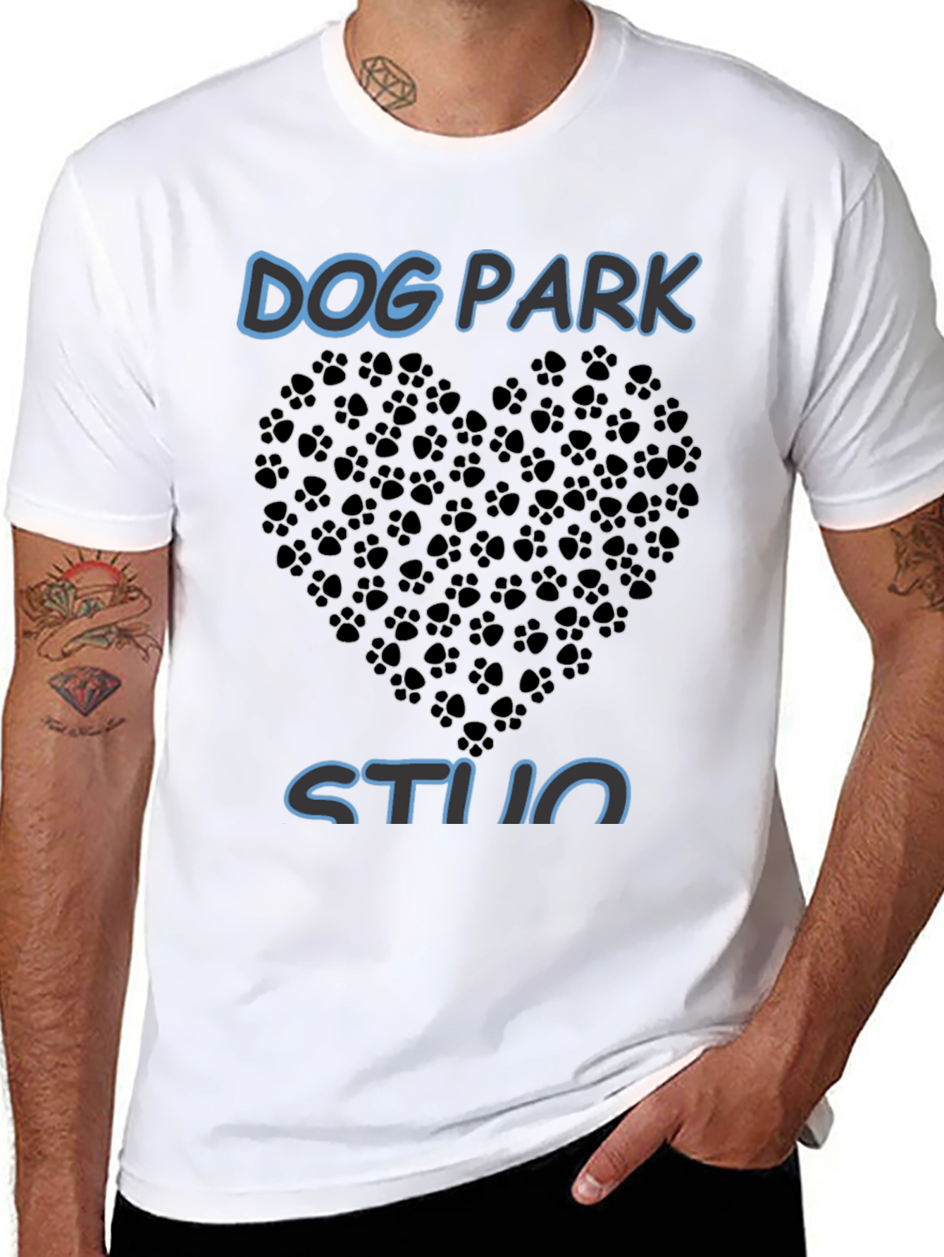 Dog Park Studio Black Crewneck T-shirt