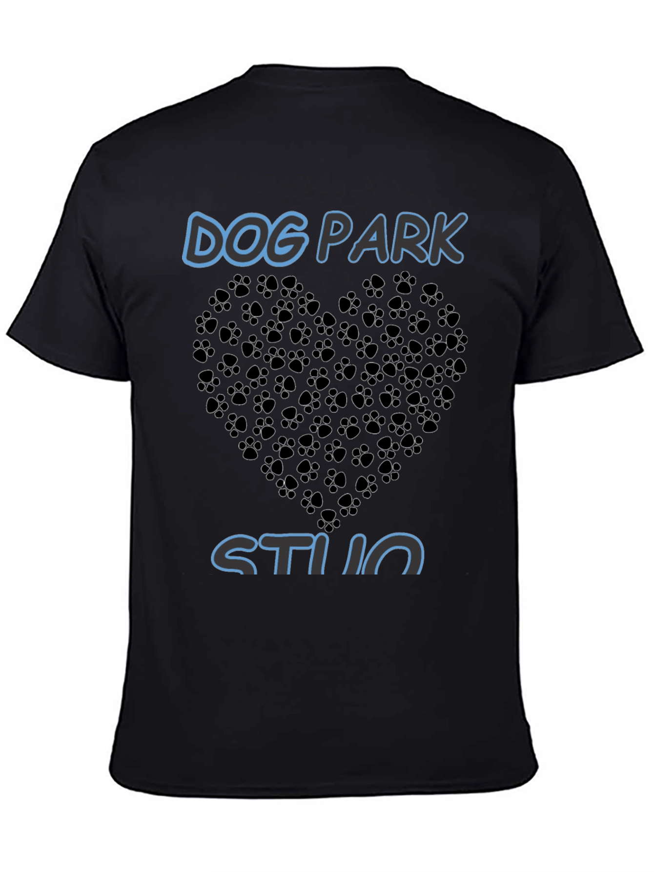 Dog Park Studio Black Crewneck T-shirt