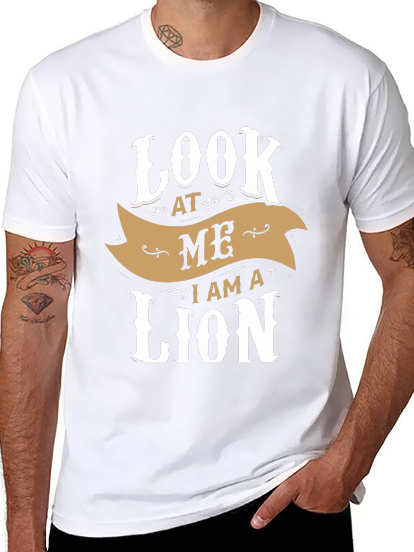 Look At Me I Am A Lion Graphic T-Shirt