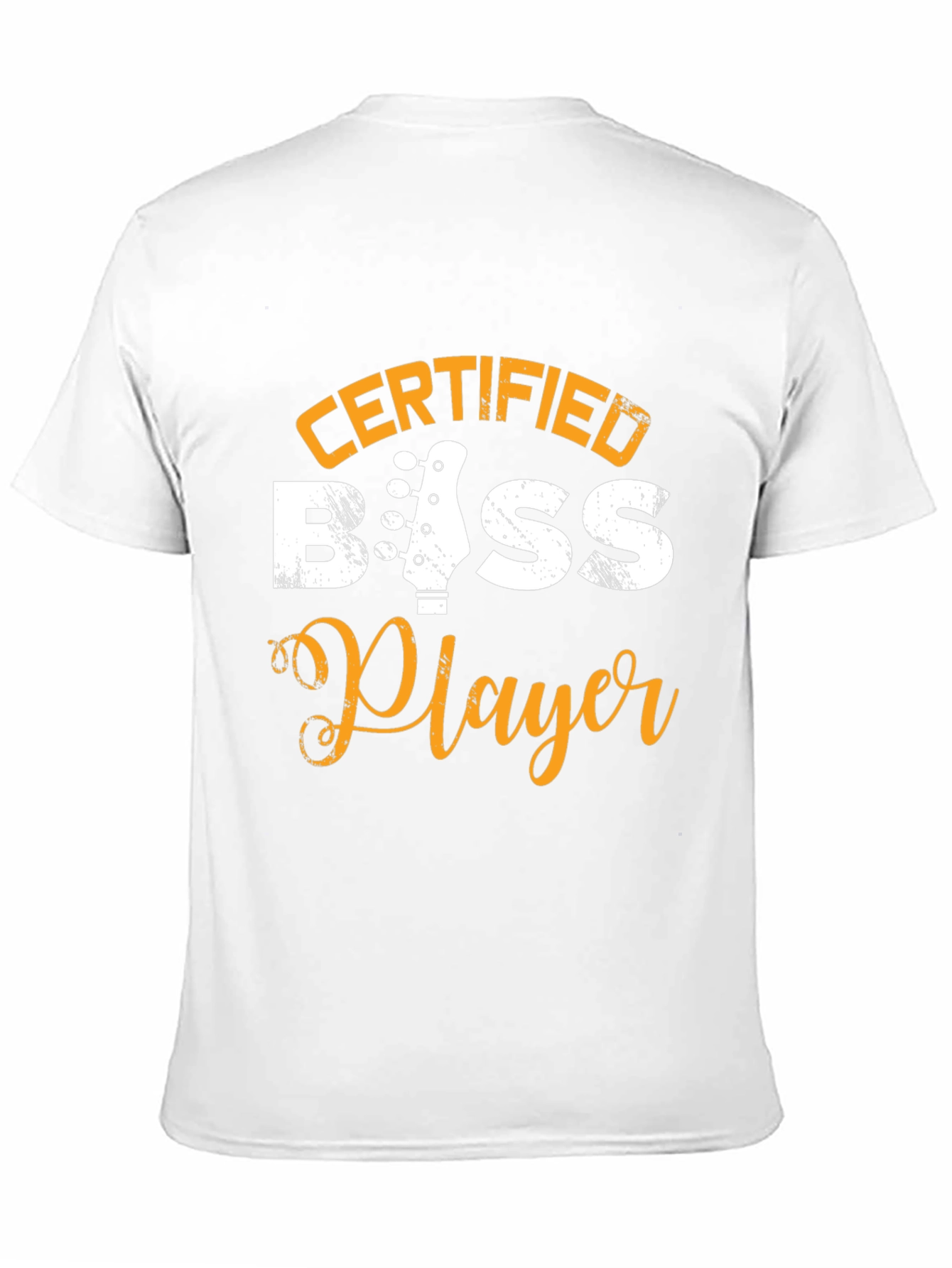 Certified Bass Player Black Graphic Tee