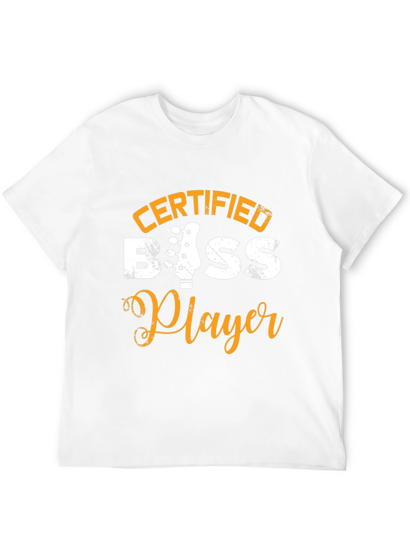 Certified Bass Player Black Graphic Tee