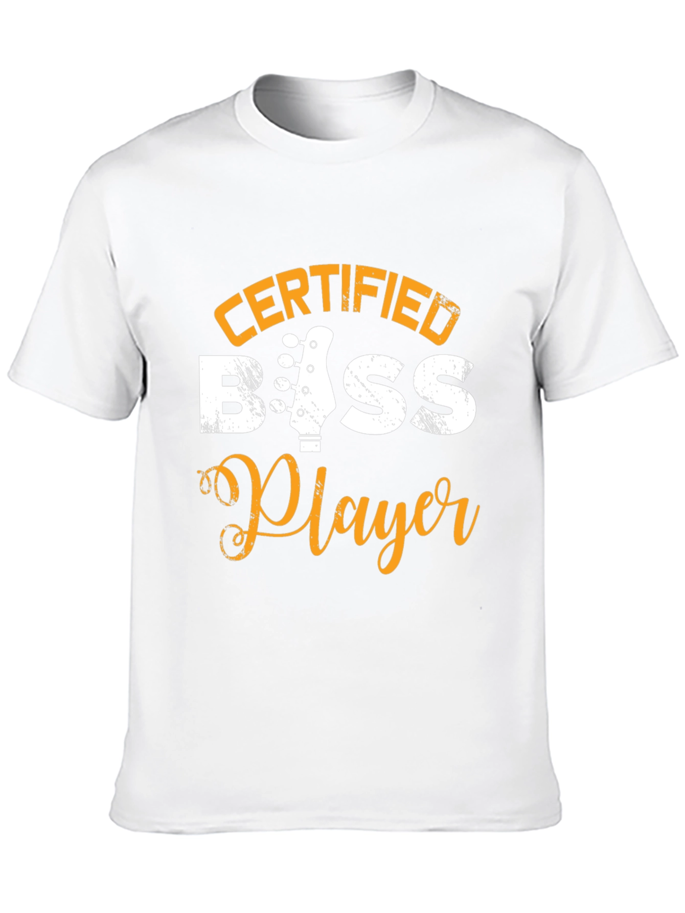 Certified Bass Player Black Graphic Tee