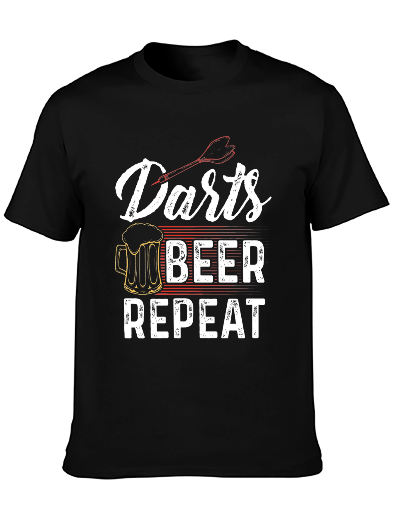 Darts Beer Repeat Graphic Tee