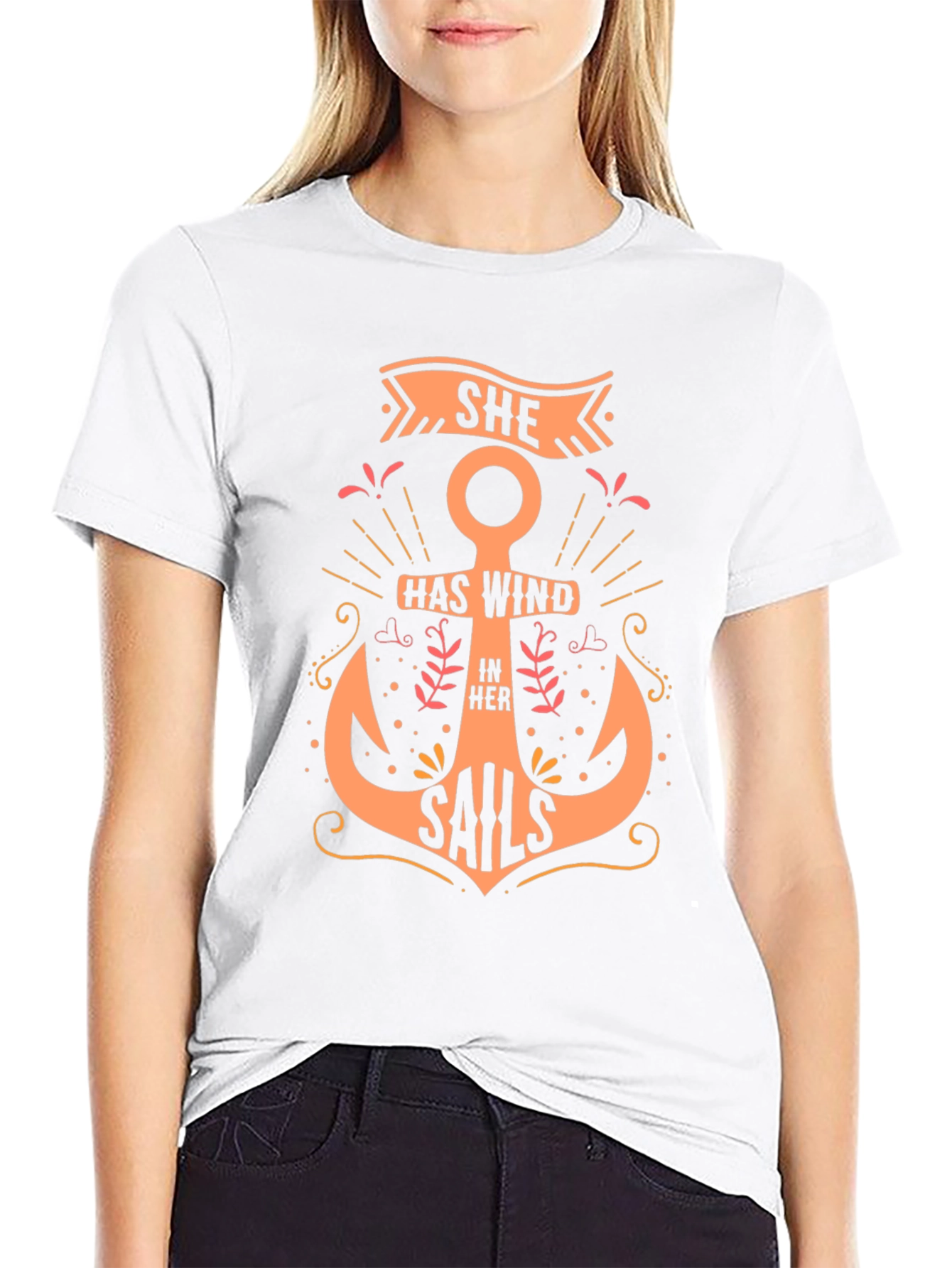 Nautical Anchor Graphic T-Shirt